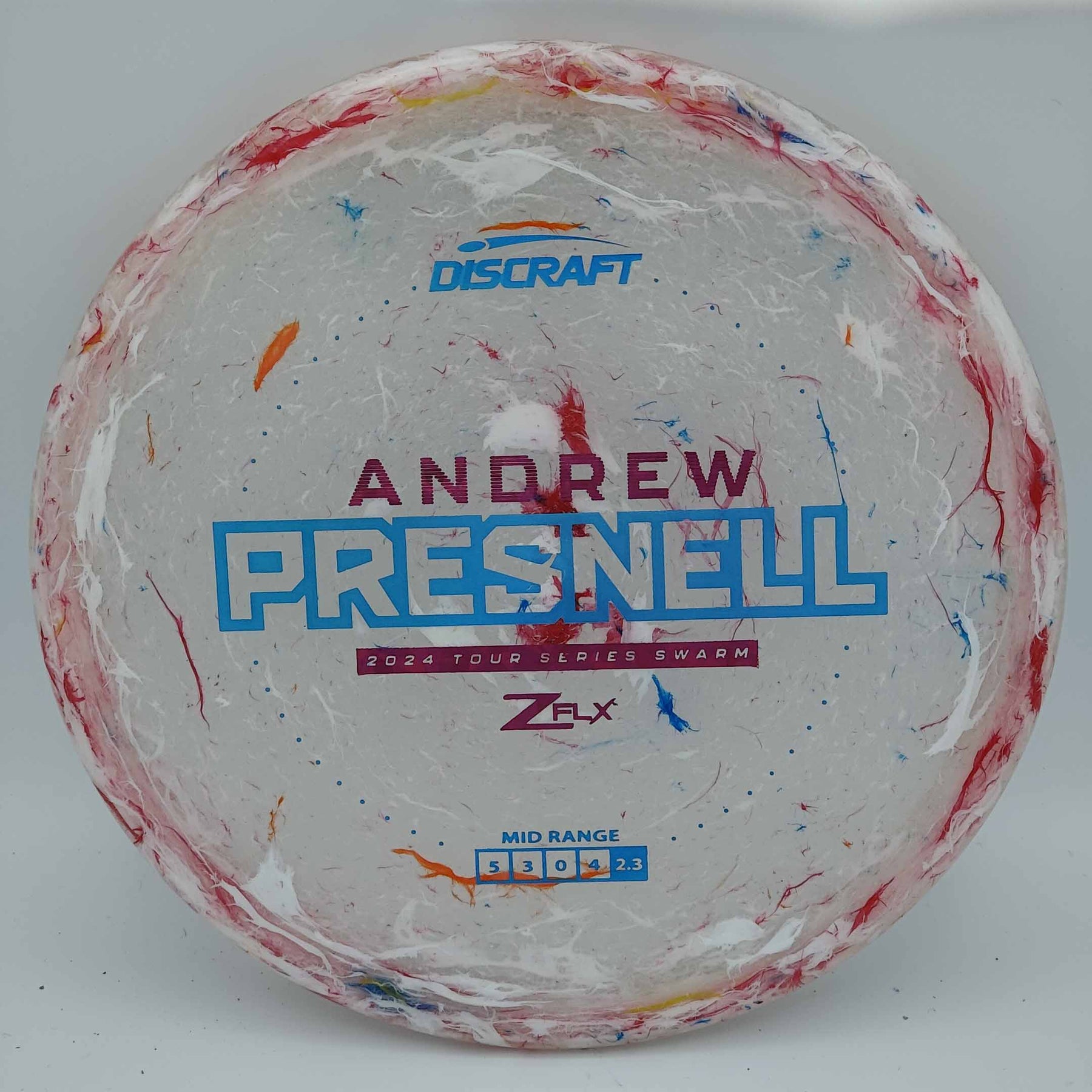 Discraft Swarm - Jawbreaker Z FLX 2024 Tour Series Andrew Presnell 177g+