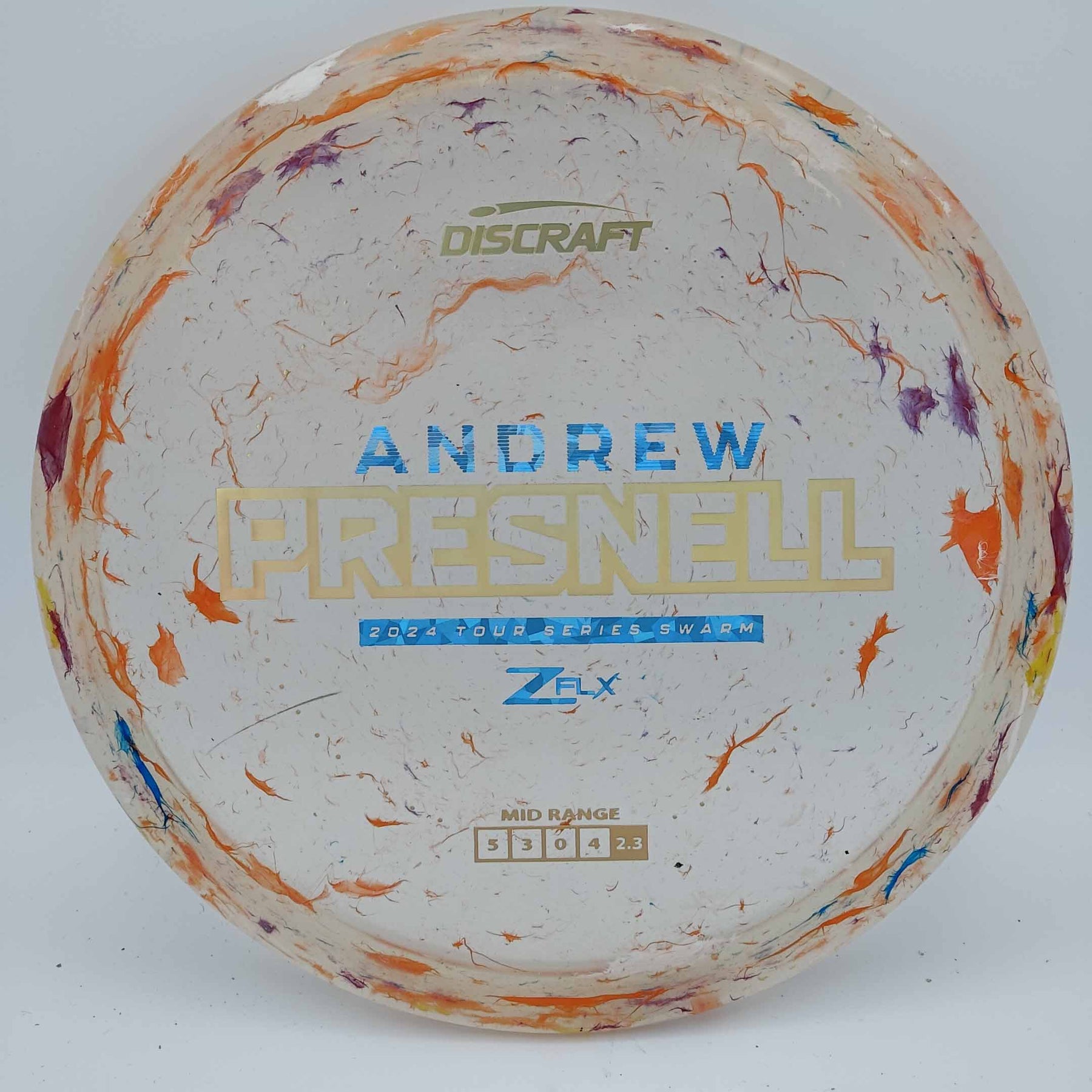 Discraft Swarm - Jawbreaker Z FLX 2024 Tour Series Andrew Presnell 177g+