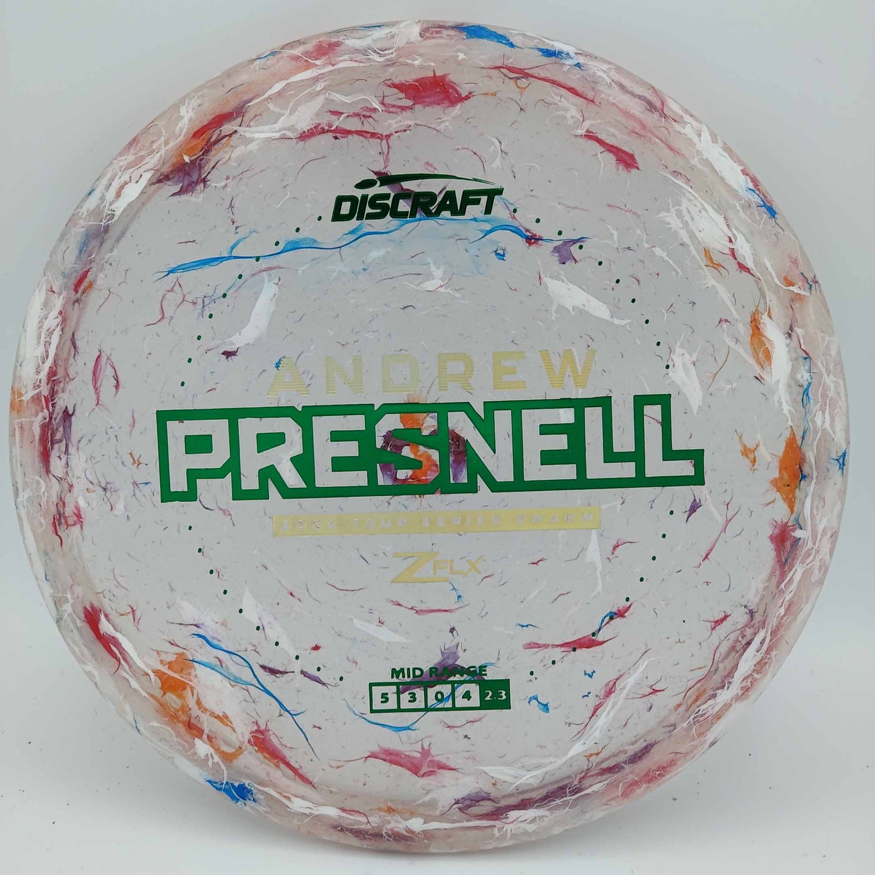 Discraft Swarm - Jawbreaker Z FLX 2024 Tour Series Andrew Presnell 177g+