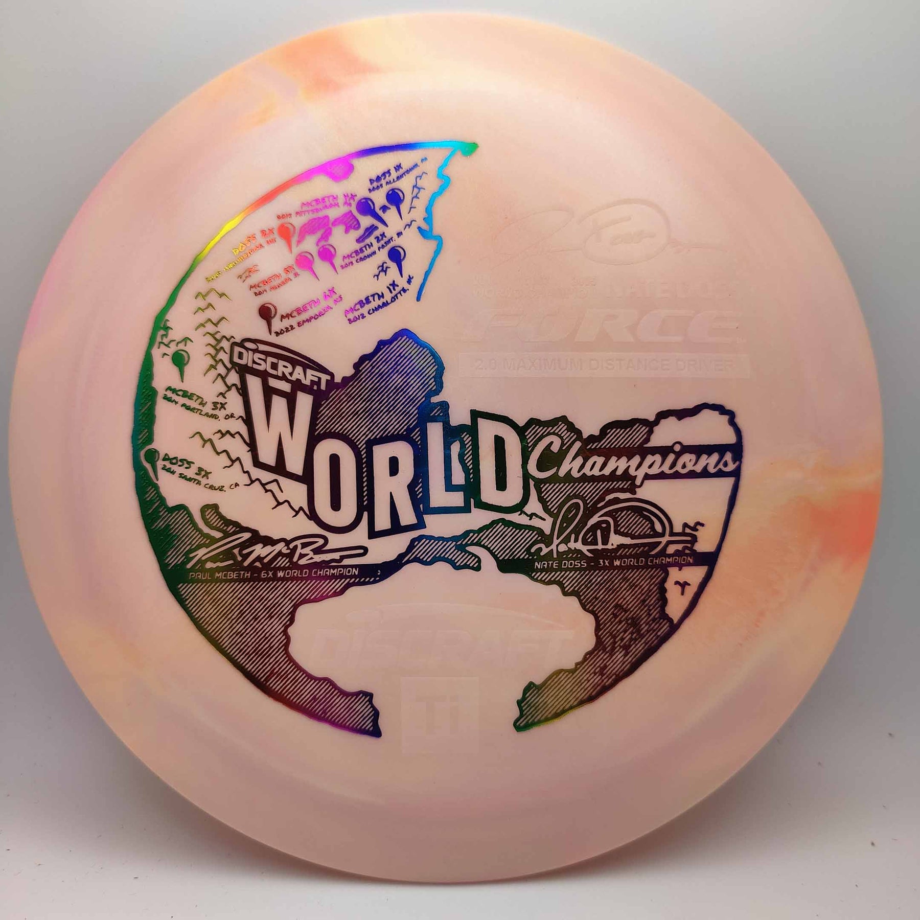 Discraft Force - Ti Paul Mcbeth Nate Doss World Champions