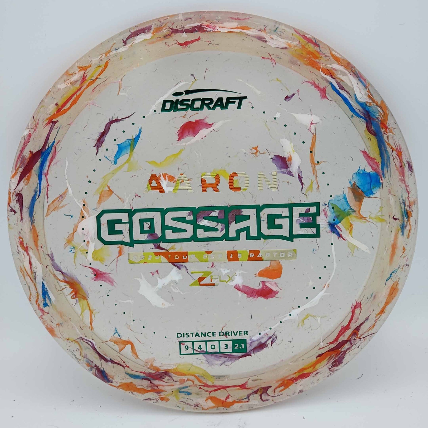 Discraft Raptor - Jawbreaker Z FLX Aaron Gossage Tour Series 2024