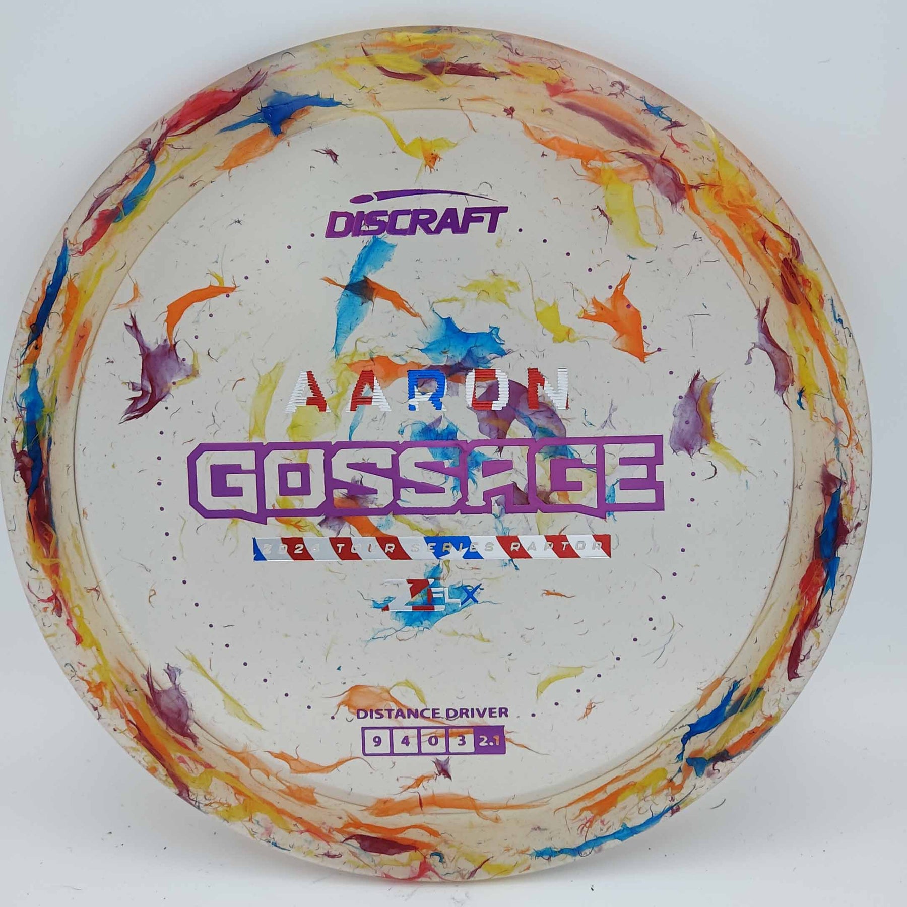 Discraft Raptor - Jawbreaker Z FLX Aaron Gossage Tour Series 2024