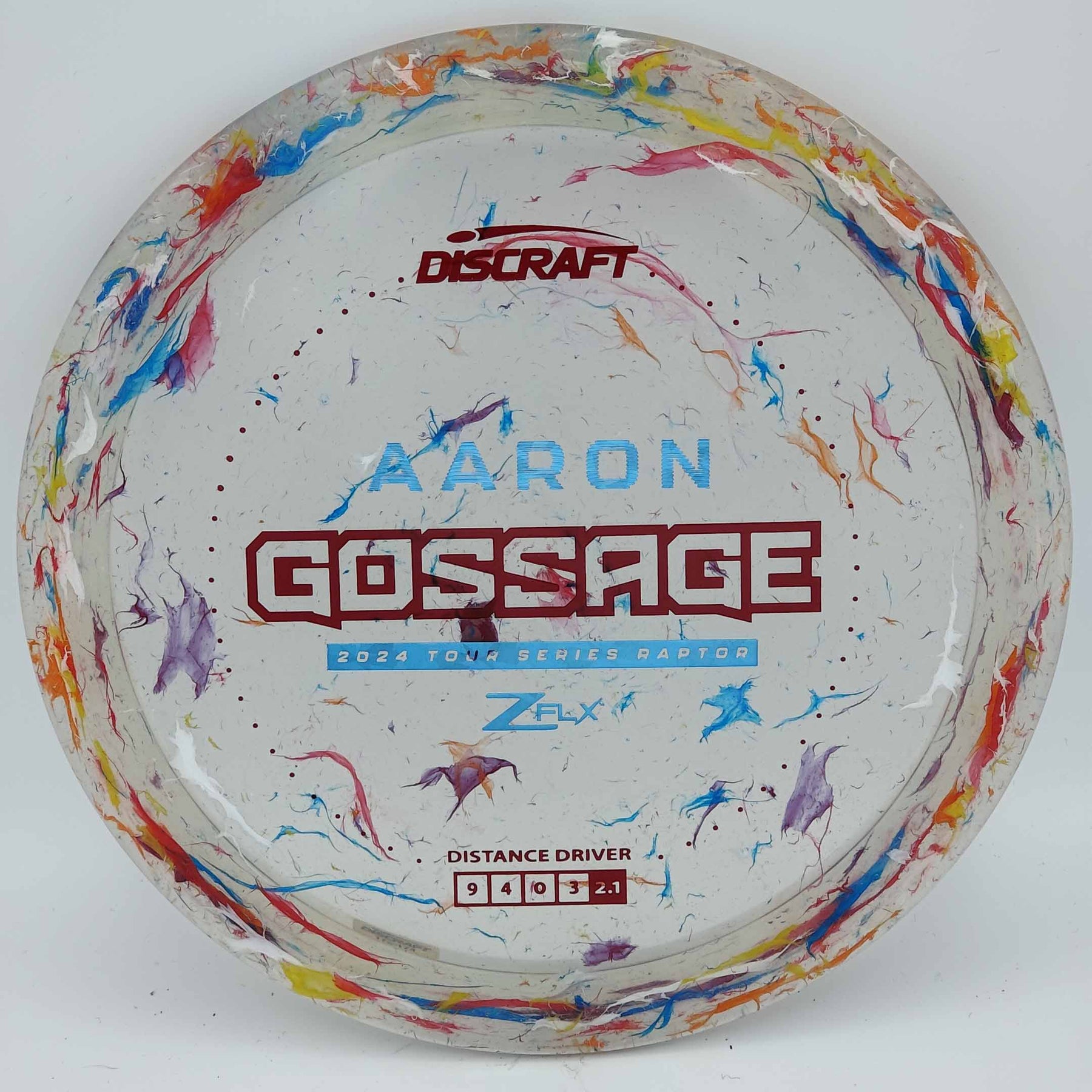 Discraft Raptor - Jawbreaker Z FLX Aaron Gossage Tour Series 2024