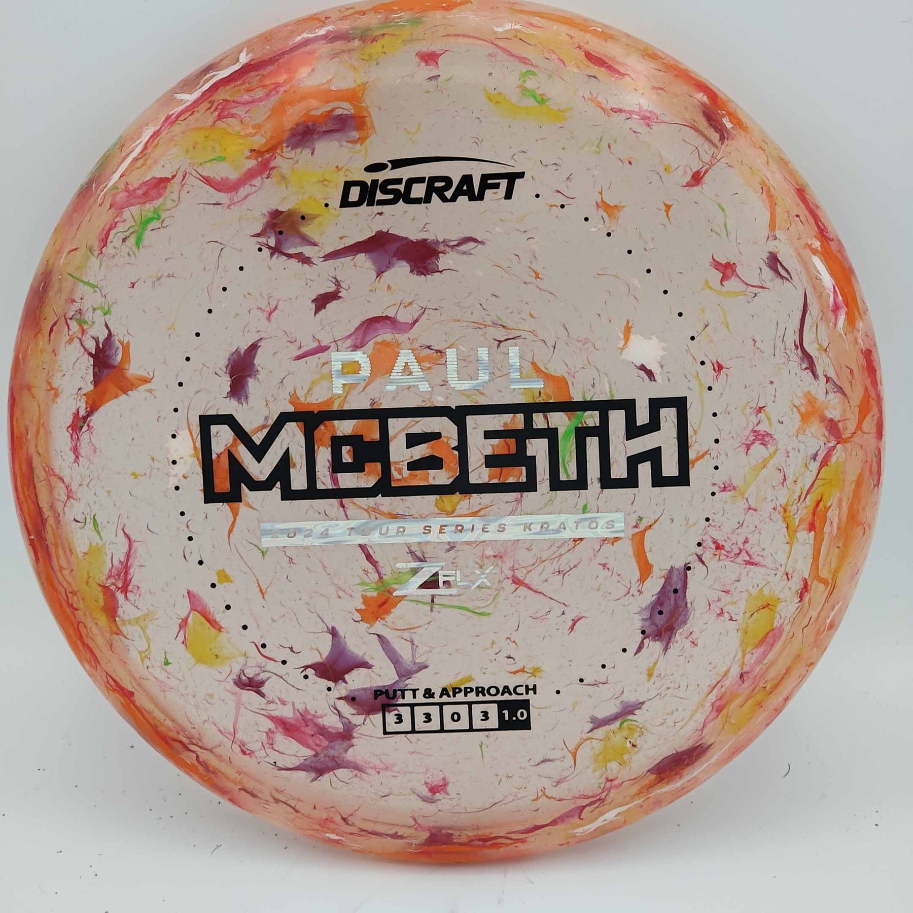 Discraft Kratos 2024 Tour Series Paul McBeth Jawbreaker Z FLX