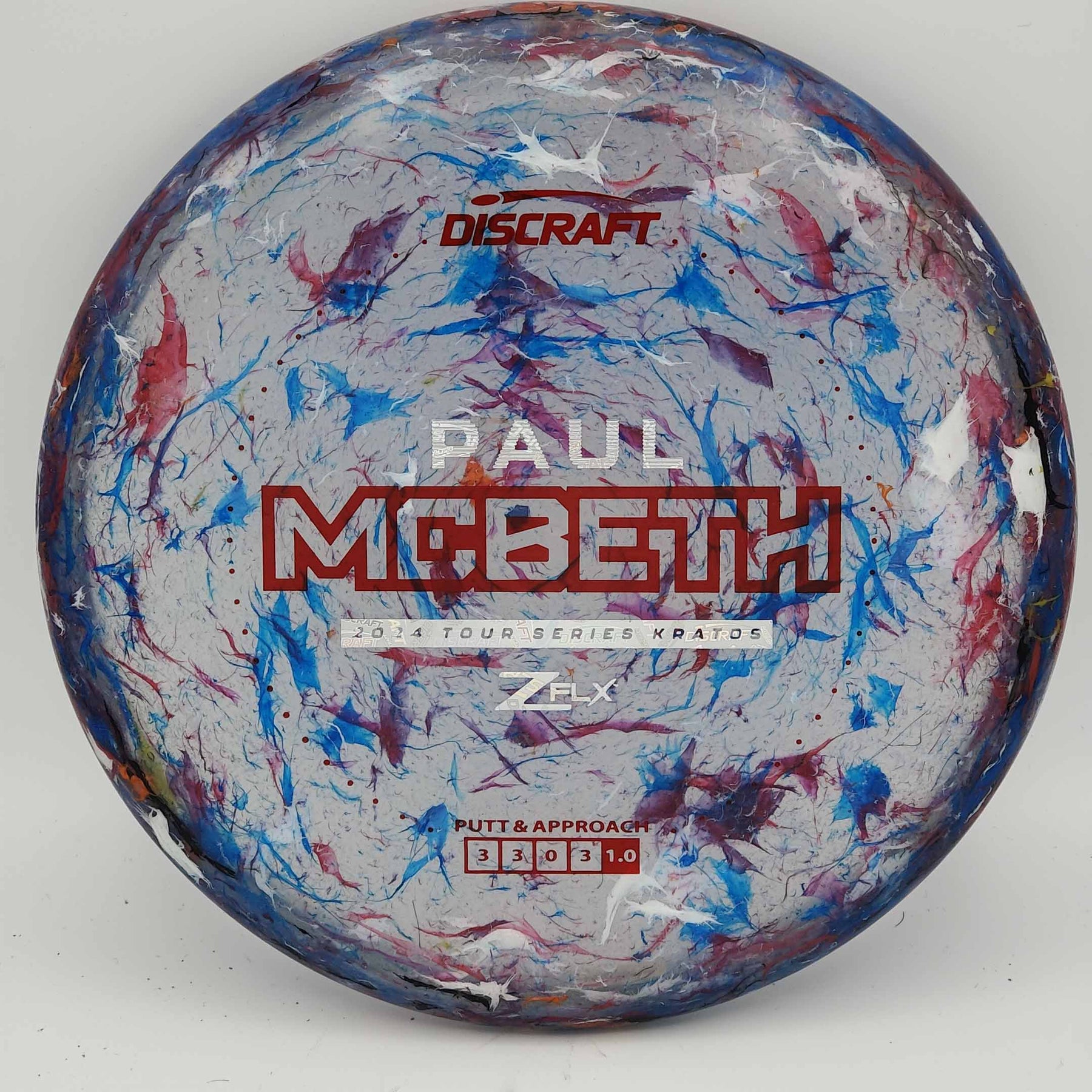 Discraft Kratos 2024 Tour Series Paul McBeth Jawbreaker Z FLX