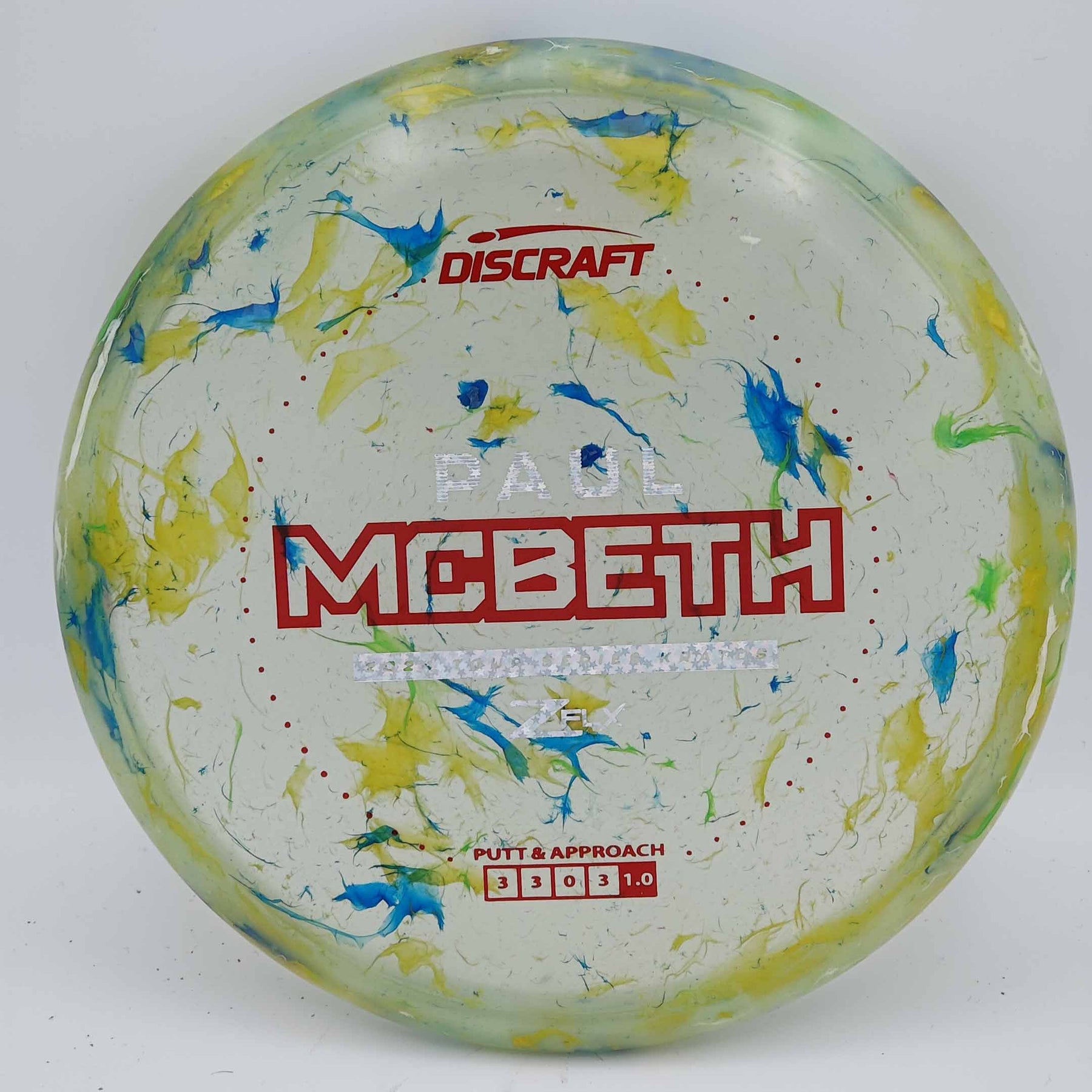 Discraft Kratos 2024 Tour Series Paul McBeth Jawbreaker Z FLX