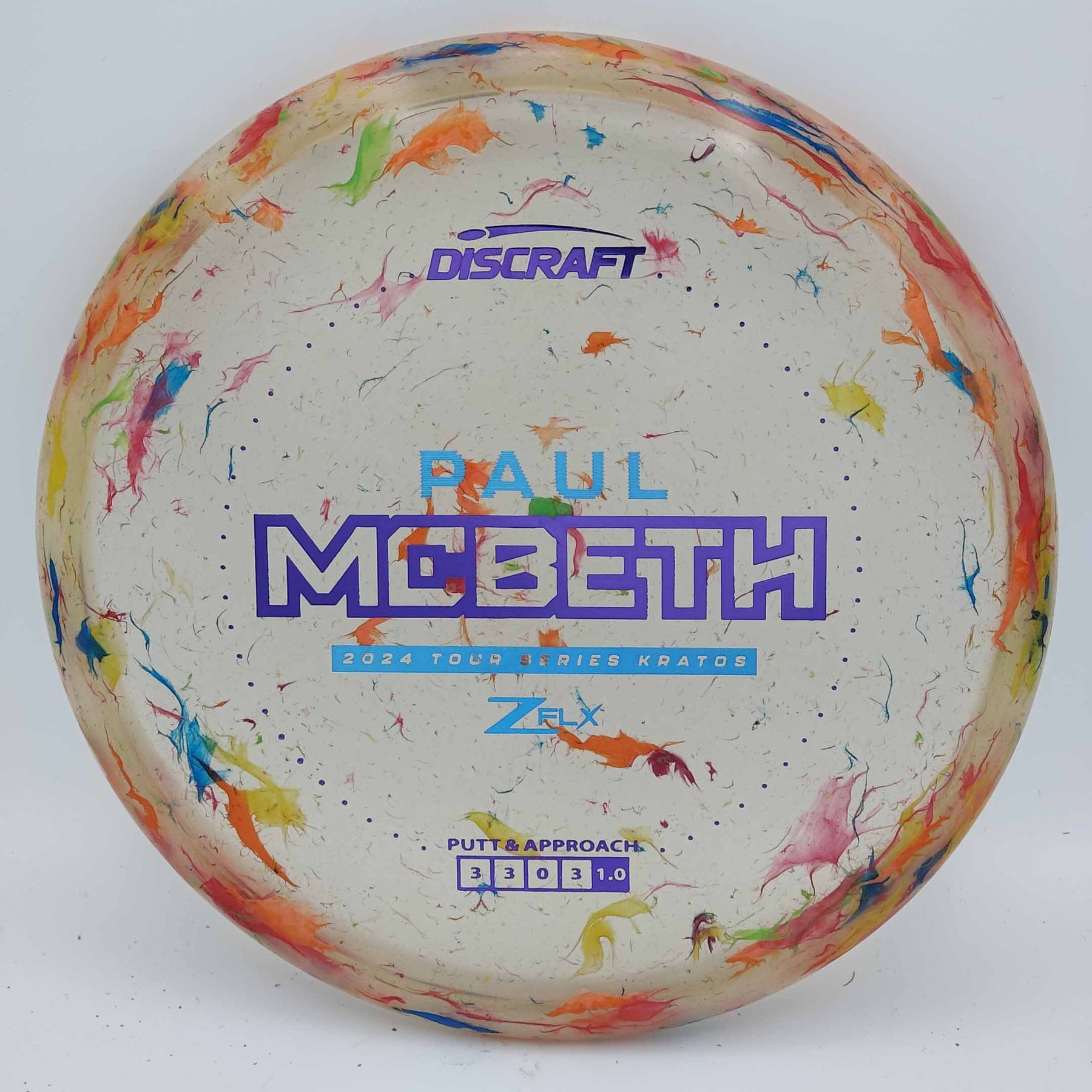Discraft Kratos 2024 Tour Series Paul McBeth Jawbreaker Z FLX