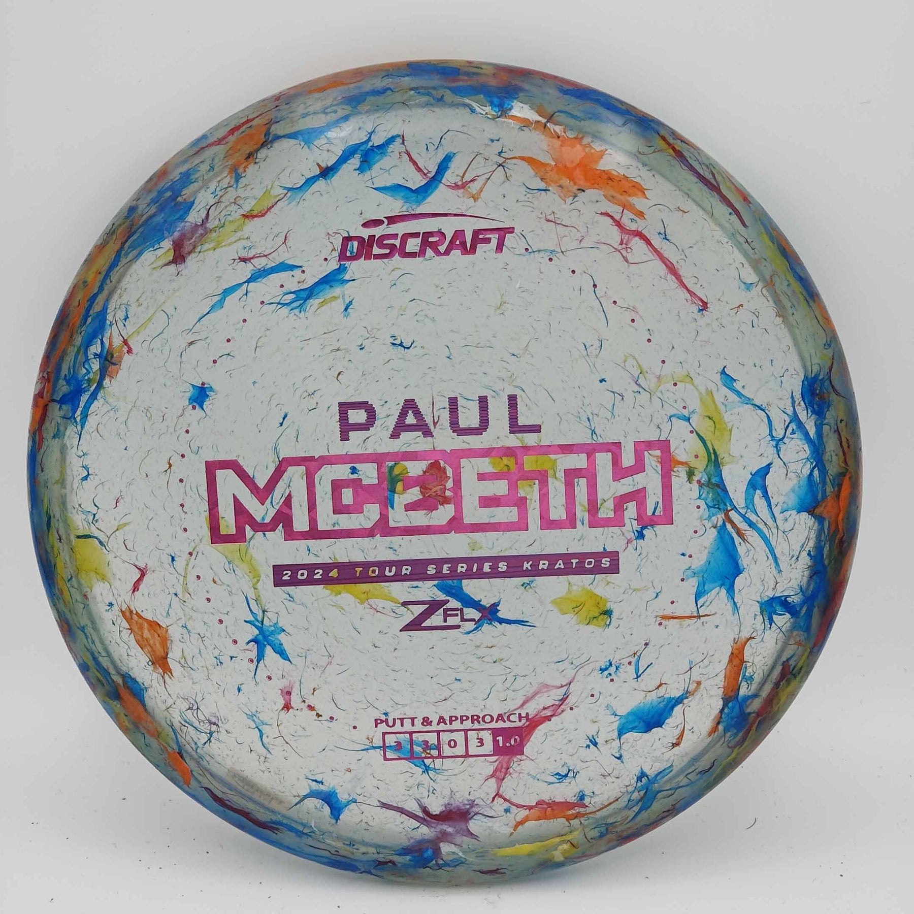 Discraft Kratos 2024 Tour Series Paul McBeth Jawbreaker Z FLX