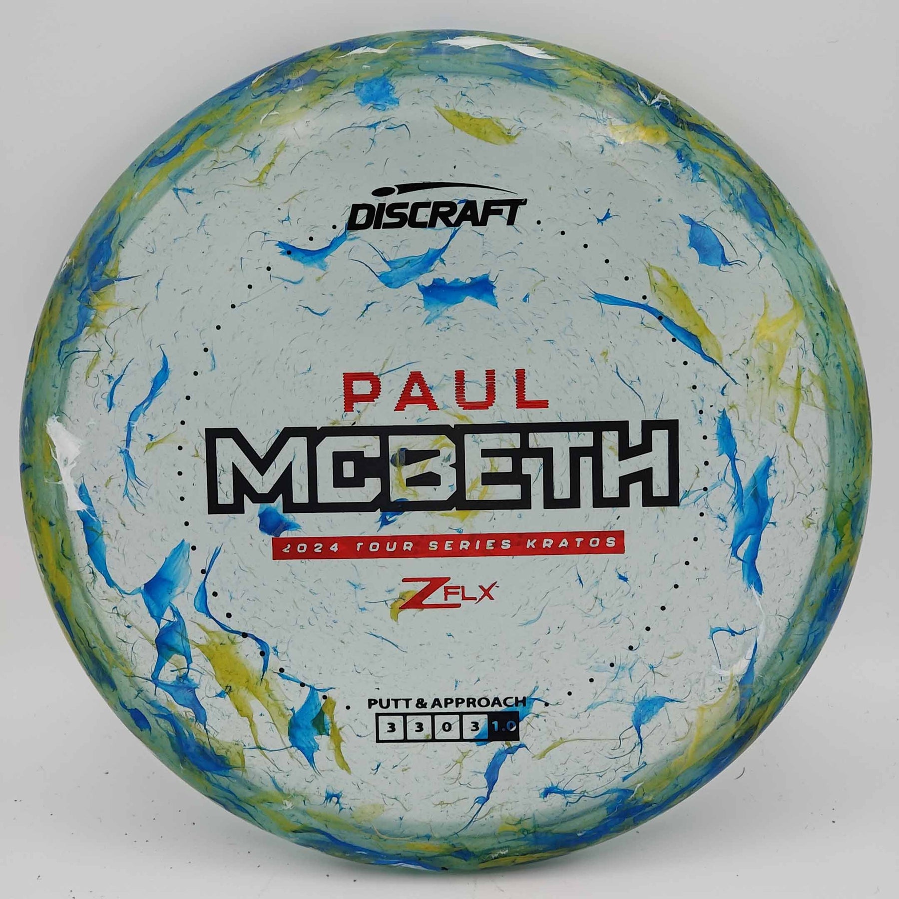Discraft Kratos 2024 Tour Series Paul McBeth Jawbreaker Z FLX