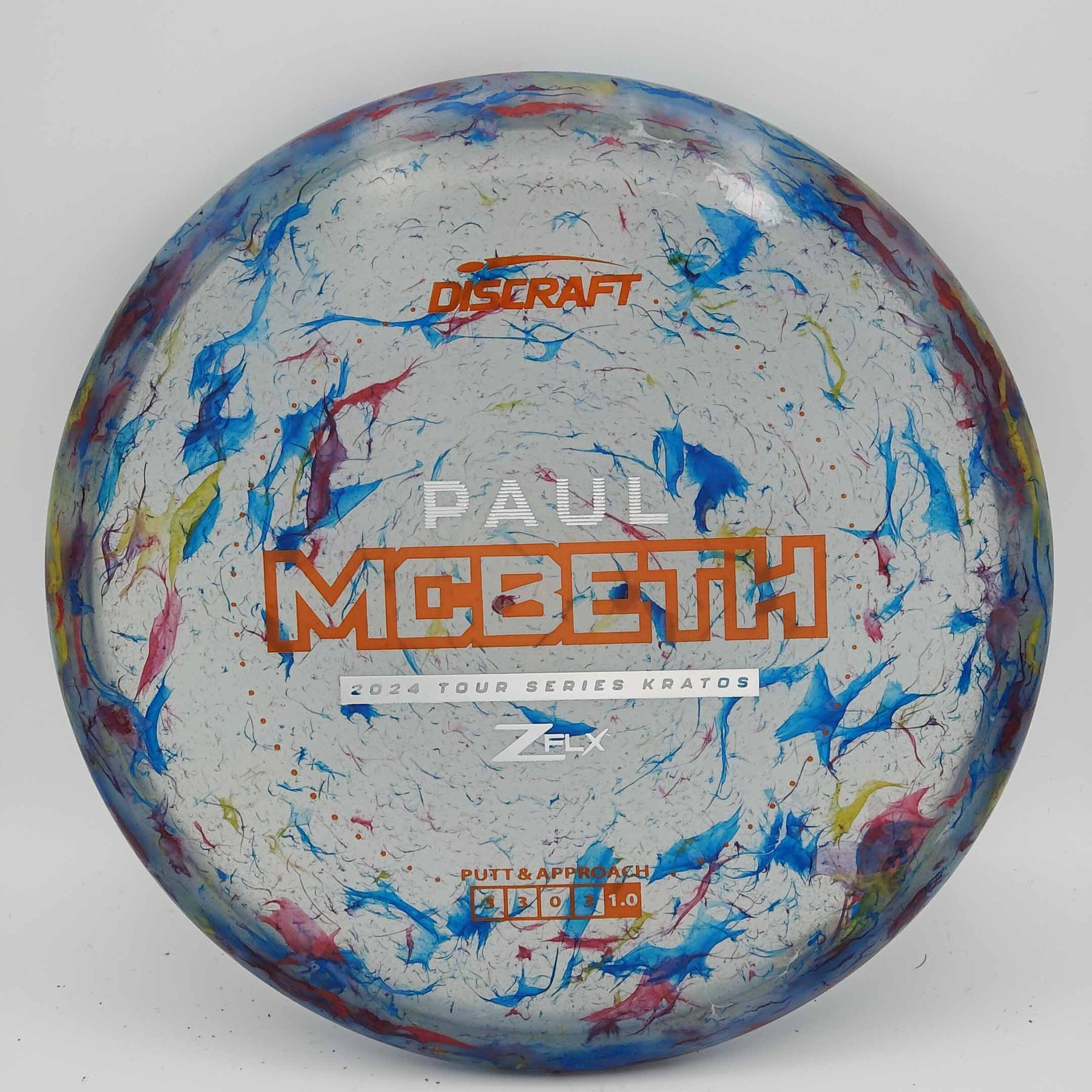 Discraft Kratos 2024 Tour Series Paul McBeth Jawbreaker Z FLX
