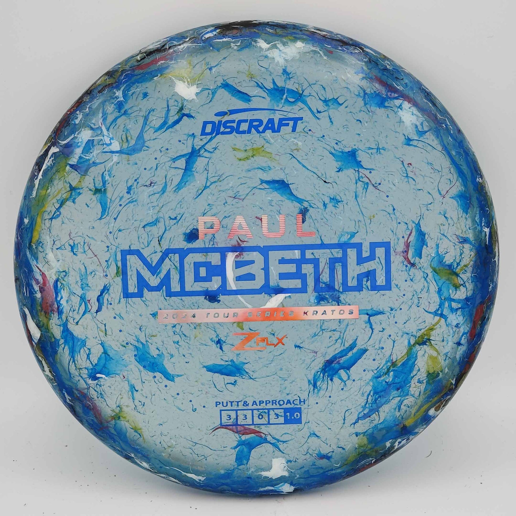 Discraft Kratos 2024 Tour Series Paul McBeth Jawbreaker Z FLX