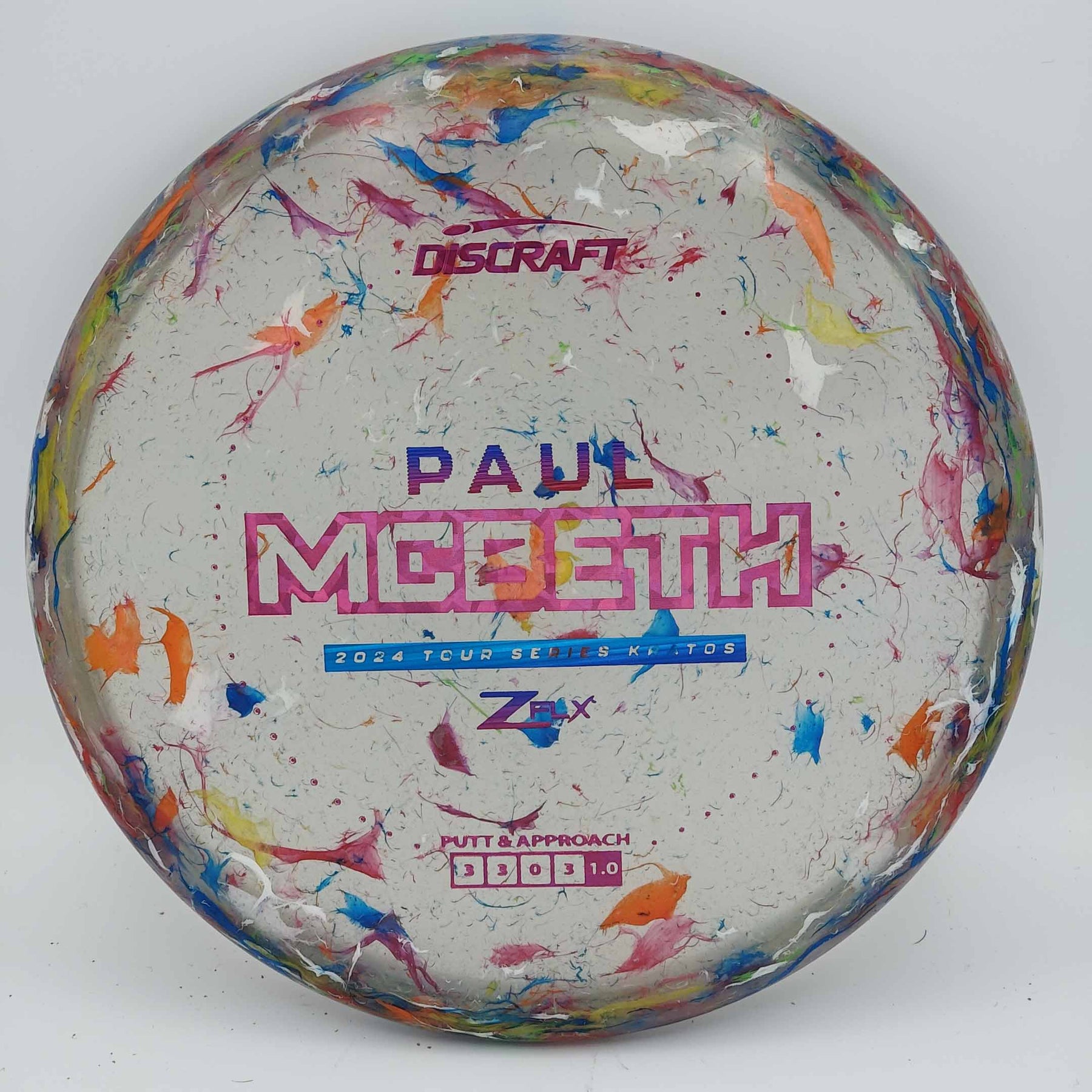 Discraft Kratos 2024 Tour Series Paul McBeth Jawbreaker Z FLX