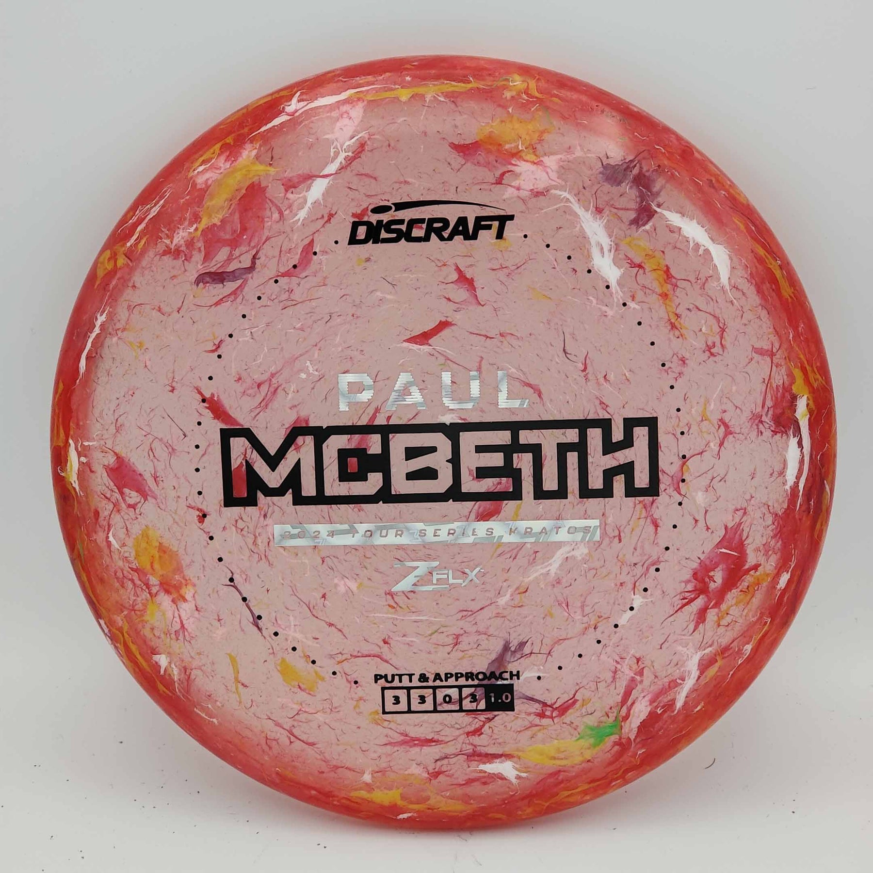 Discraft Kratos 2024 Tour Series Paul McBeth Jawbreaker Z FLX