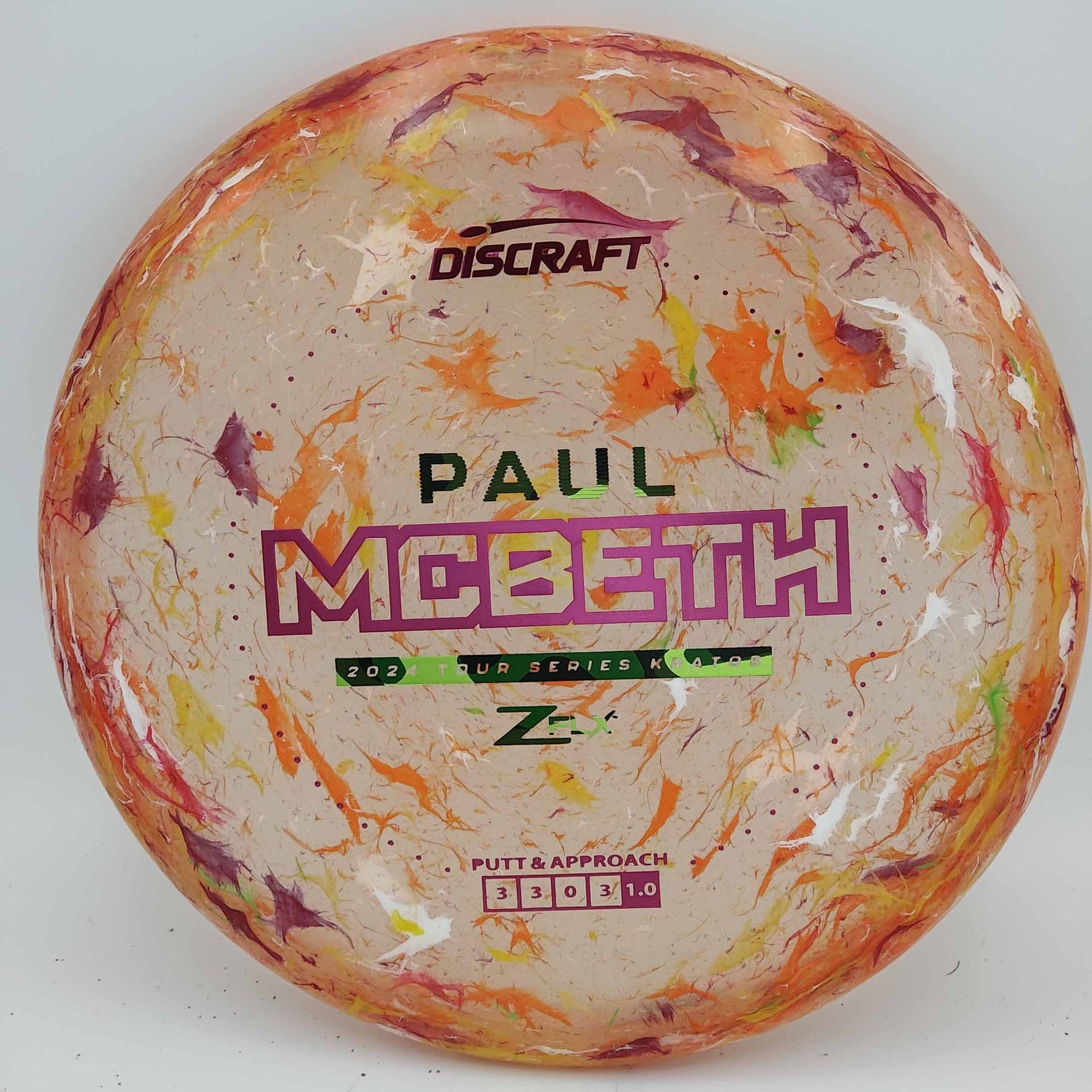 Discraft Kratos 2024 Tour Series Paul McBeth Jawbreaker Z FLX