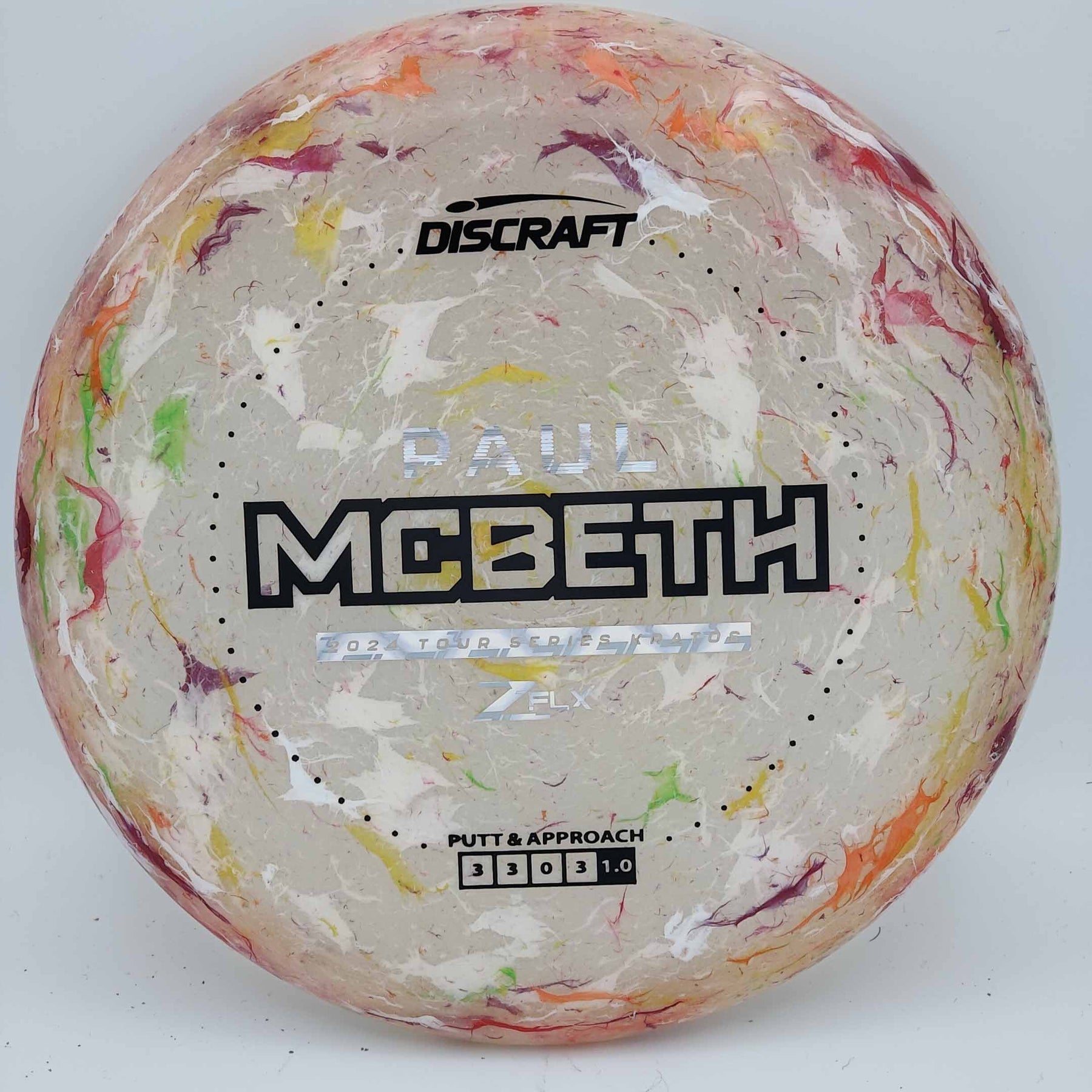 Discraft Kratos 2024 Tour Series Paul McBeth Jawbreaker Z FLX