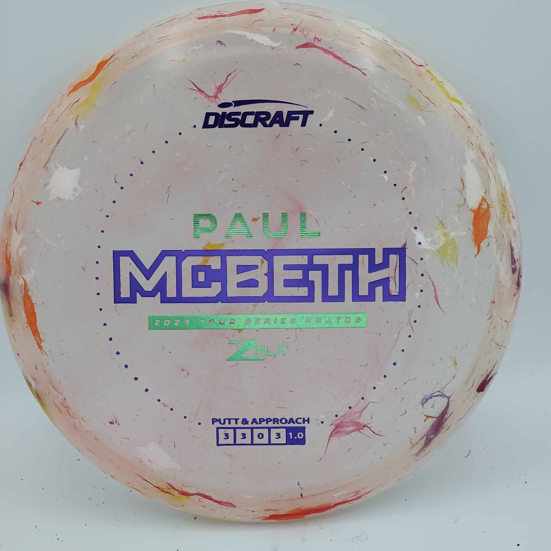 Discraft Kratos 2024 Tour Series Paul McBeth Jawbreaker Z FLX