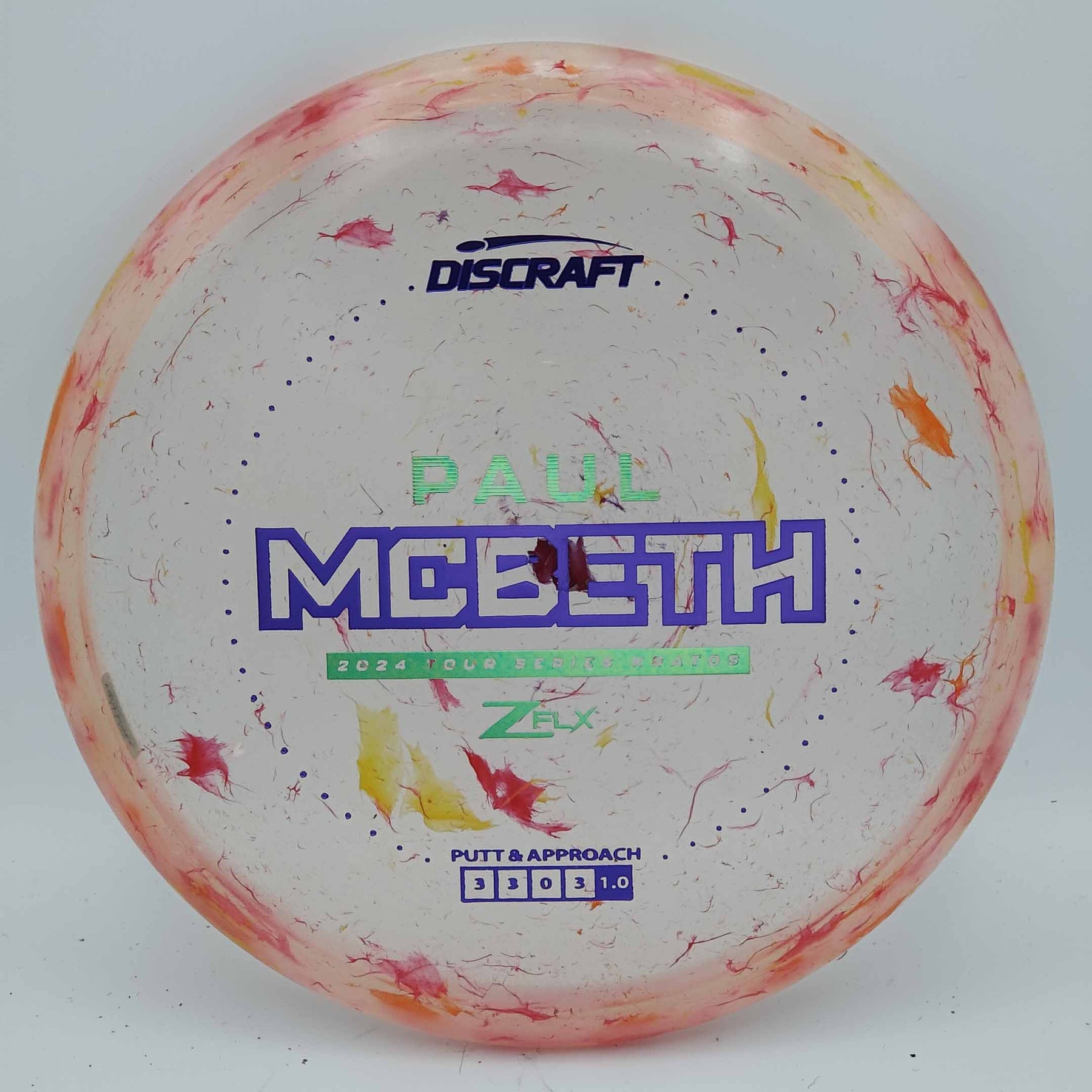 Discraft Kratos 2024 Tour Series Paul McBeth Jawbreaker Z FLX