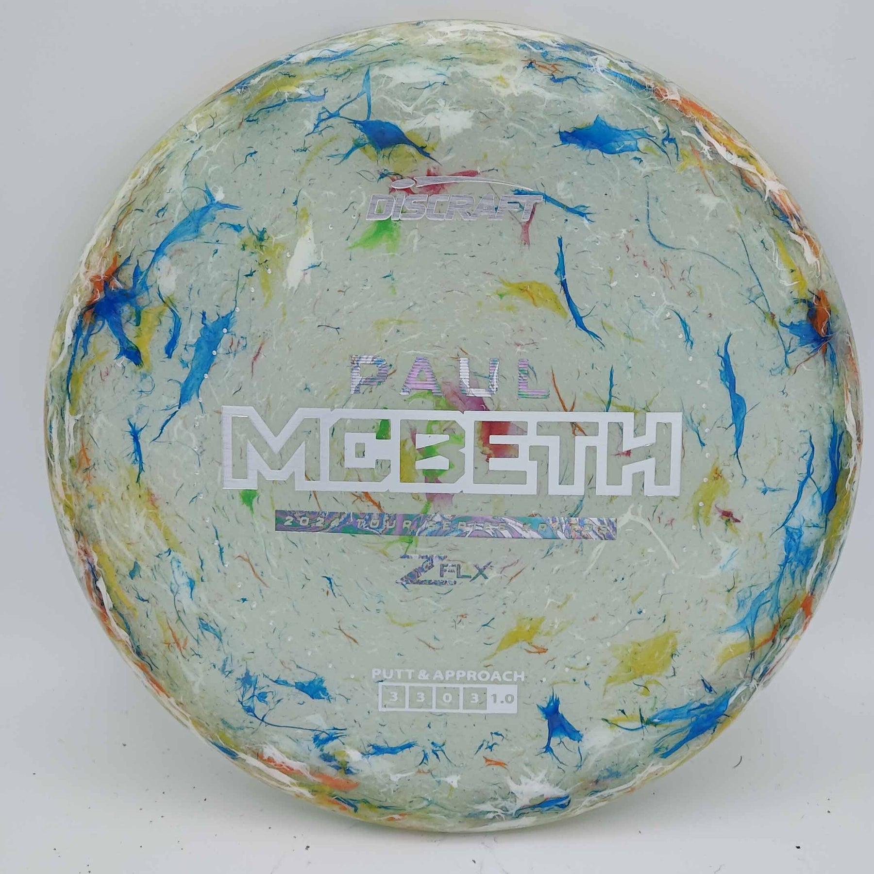Discraft Kratos 2024 Tour Series Paul McBeth Jawbreaker Z FLX