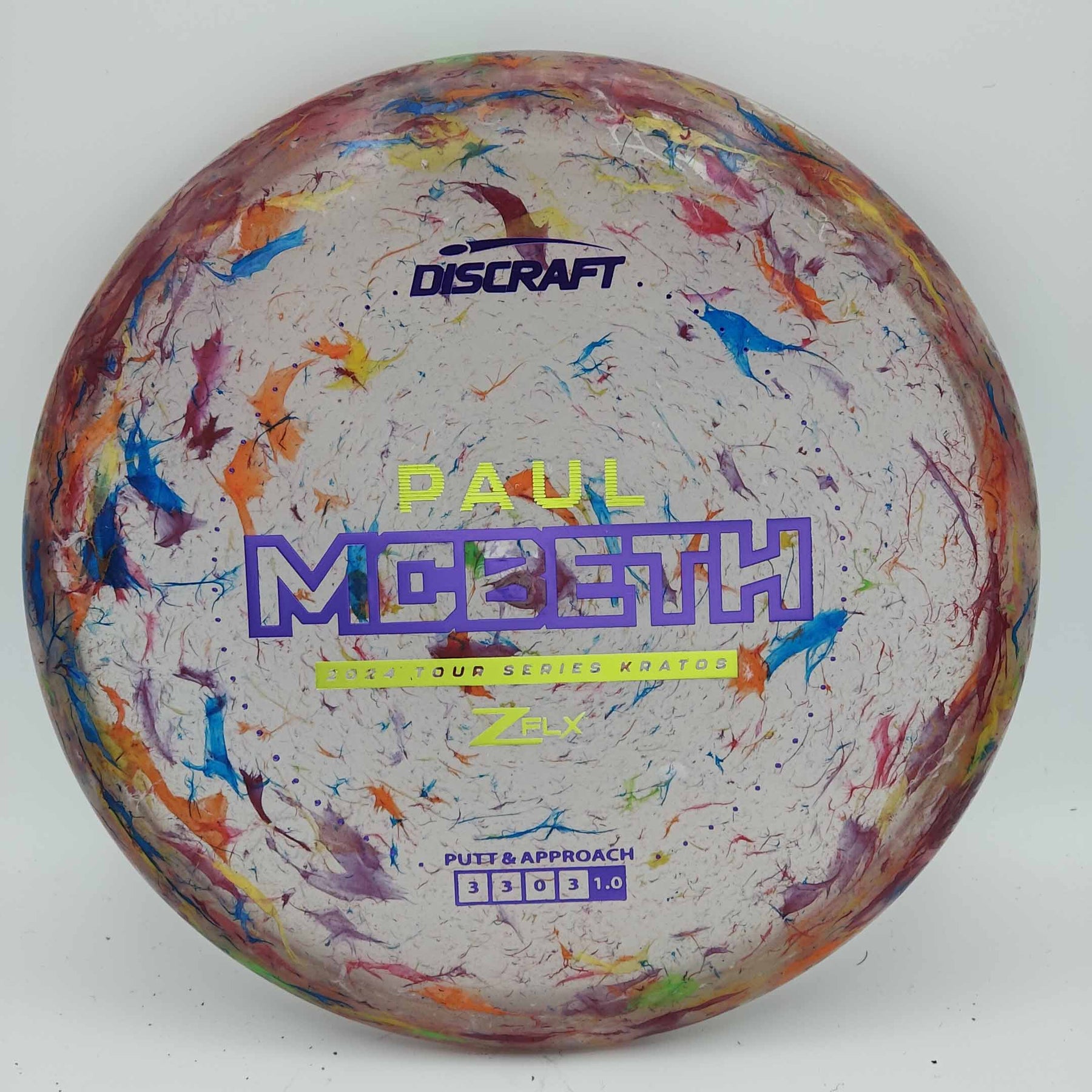 Discraft Kratos 2024 Tour Series Paul McBeth Jawbreaker Z FLX
