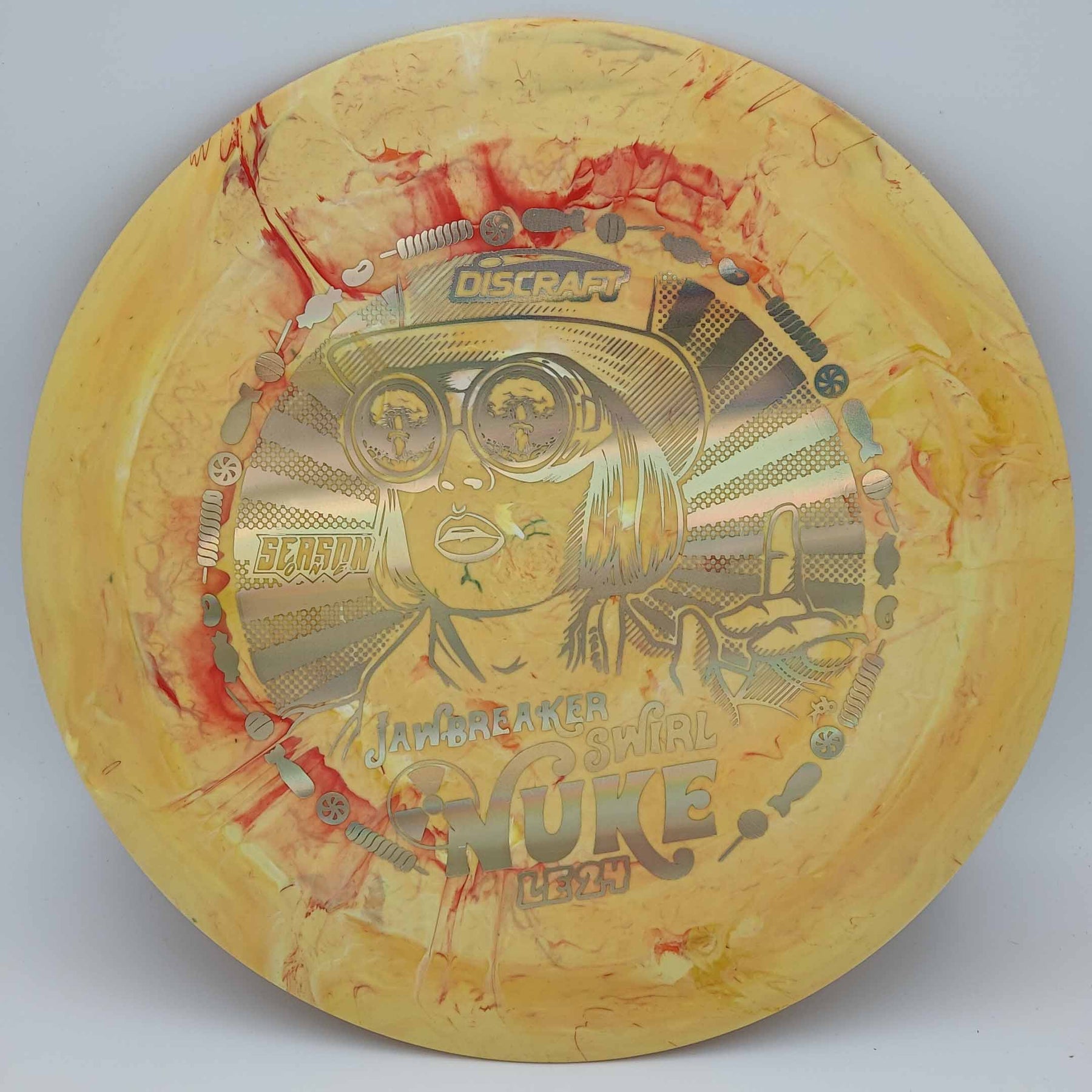 Discraft Nuke - Jawbreaker Swirl Ledgestone 2024 170-174g