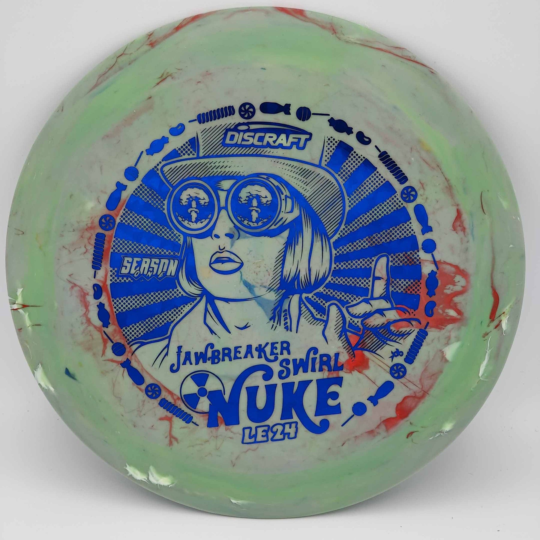 Discraft Nuke - Jawbreaker Swirl Ledgestone 2024 170-174g