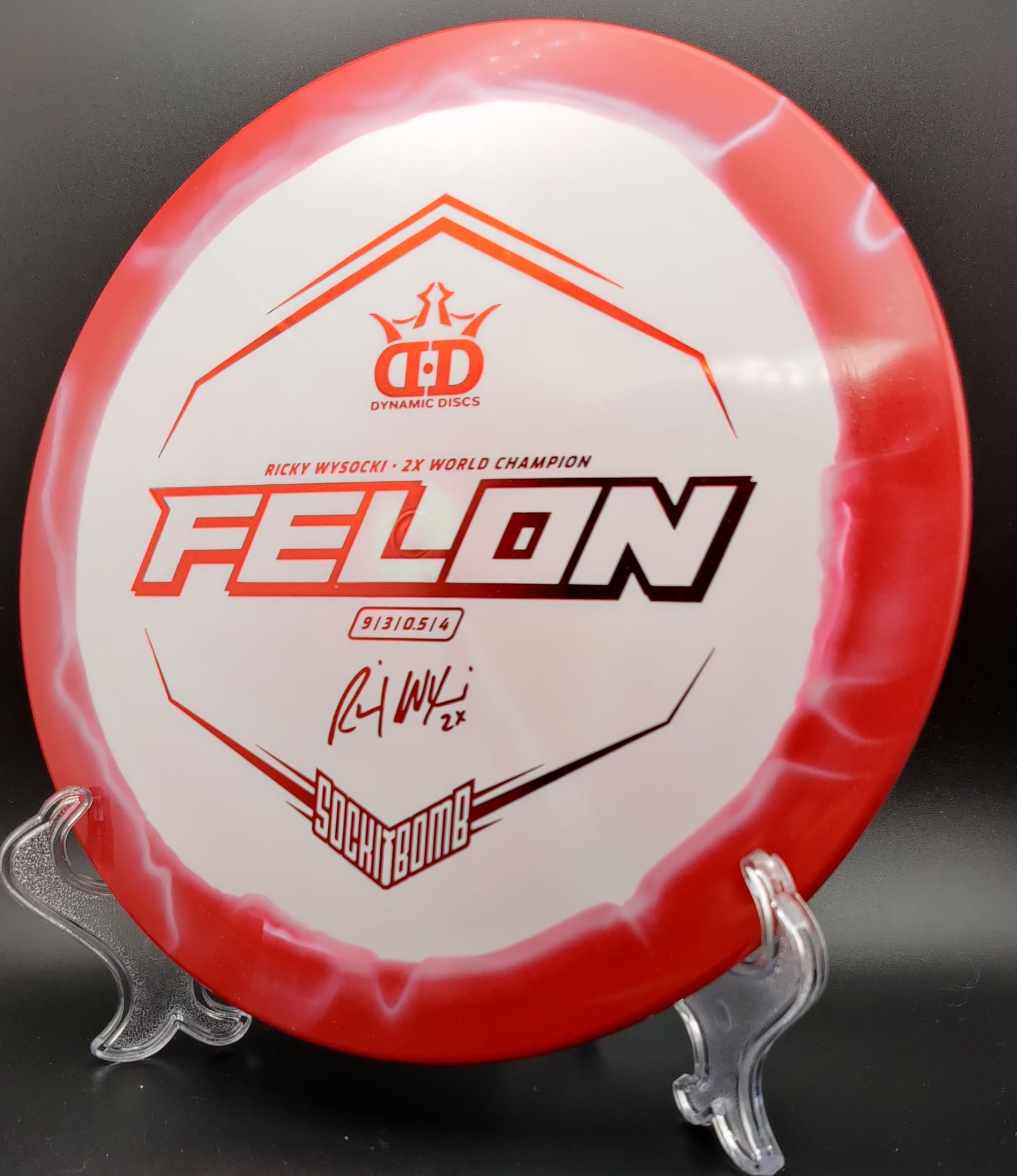 Dynamic Discs Fuzion Orbit Felon Ricky Wysocki Sockibomb Stamp