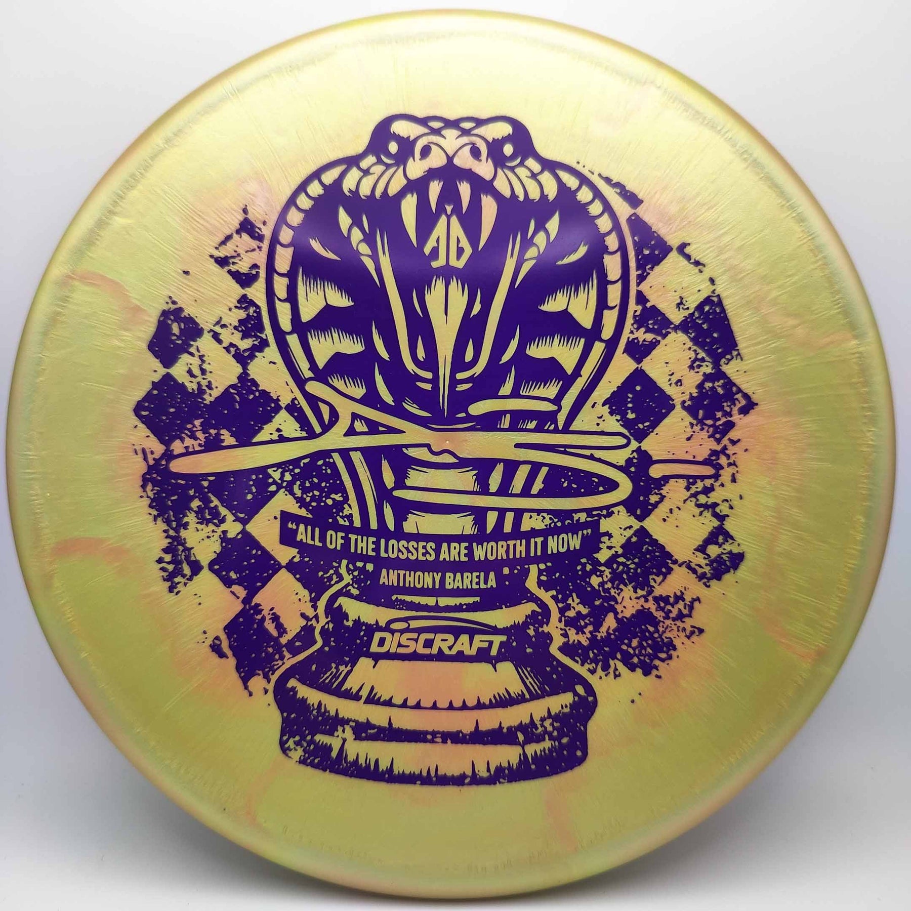 Discraft Zone - Titanium Colorshift Swirl Anthony Barela "Checkmate" 170-174g