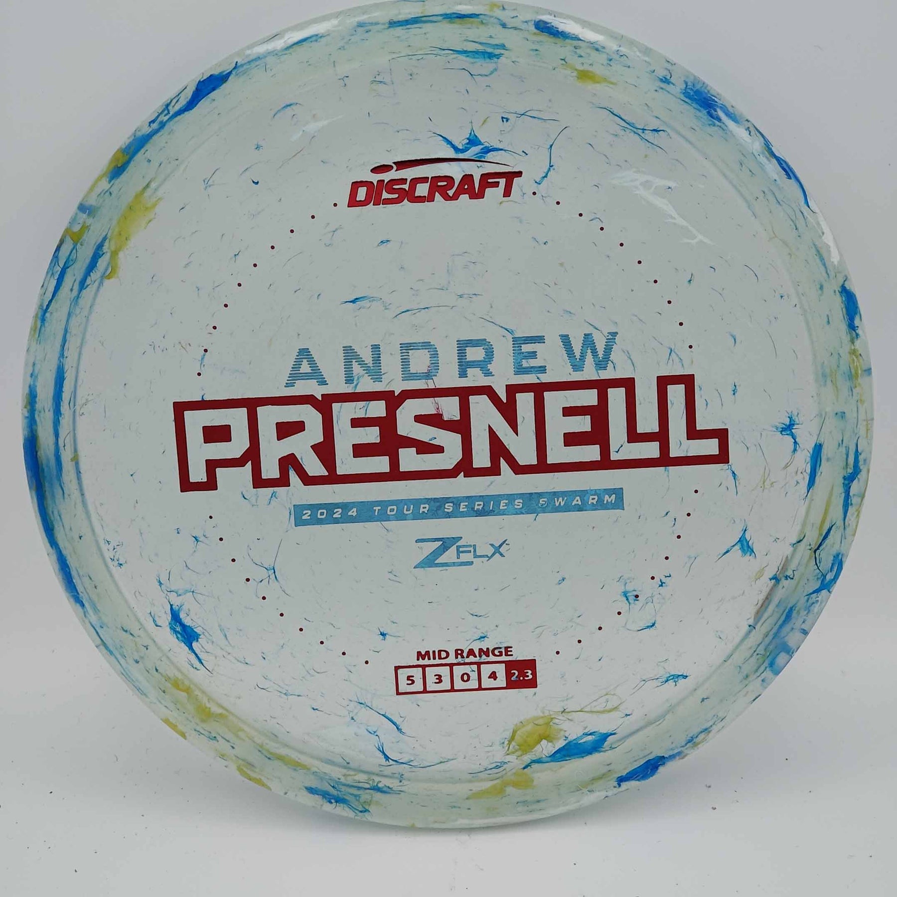 Discraft Swarm - Jawbreaker Z FLX 2024 Tour Series Andrew Presnell 177g+