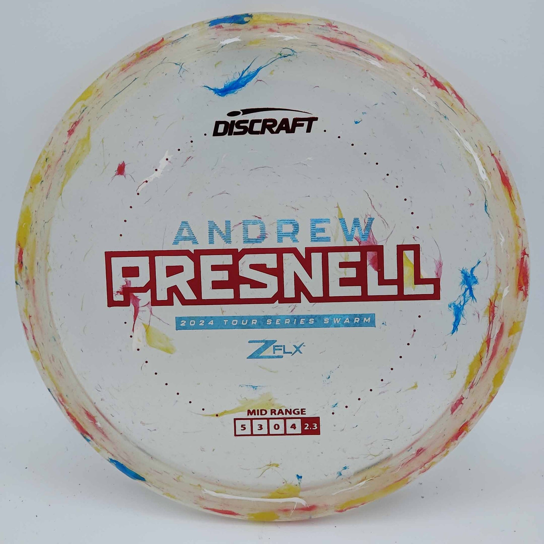 Discraft Swarm - Jawbreaker Z FLX 2024 Tour Series Andrew Presnell 177g+