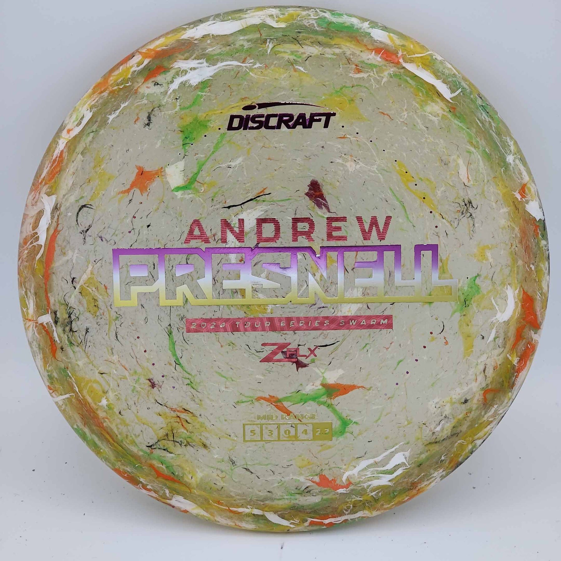 Discraft Swarm - Jawbreaker Z FLX 2024 Tour Series Andrew Presnell 177g+