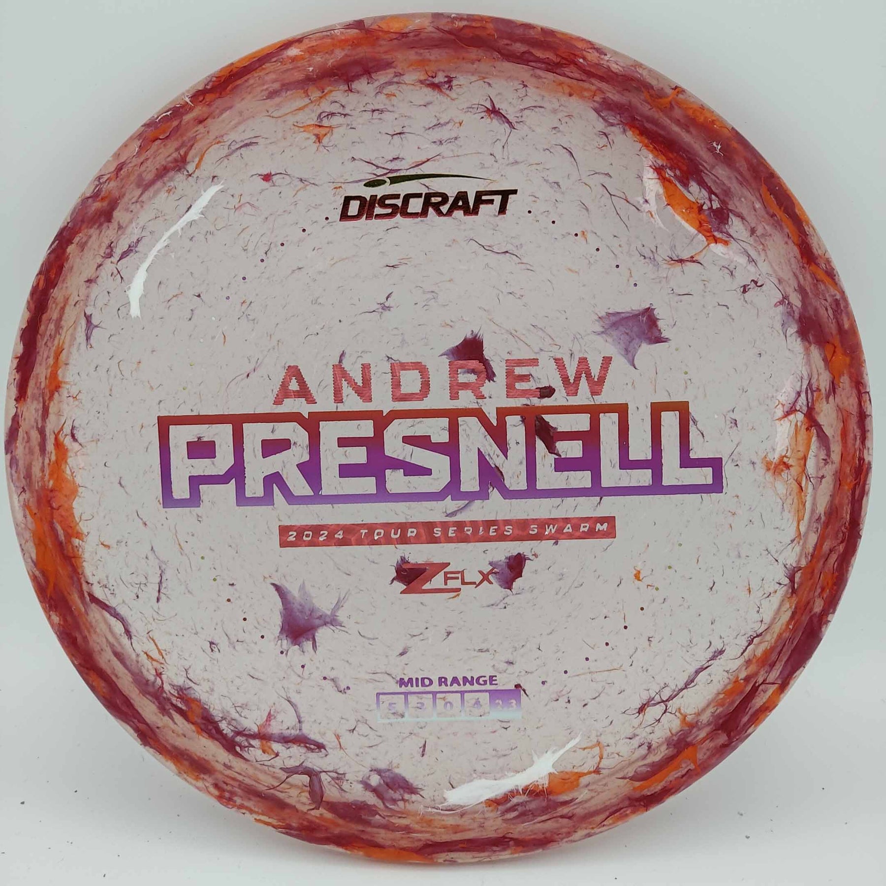 Discraft Swarm - Jawbreaker Z FLX 2024 Tour Series Andrew Presnell 177g+