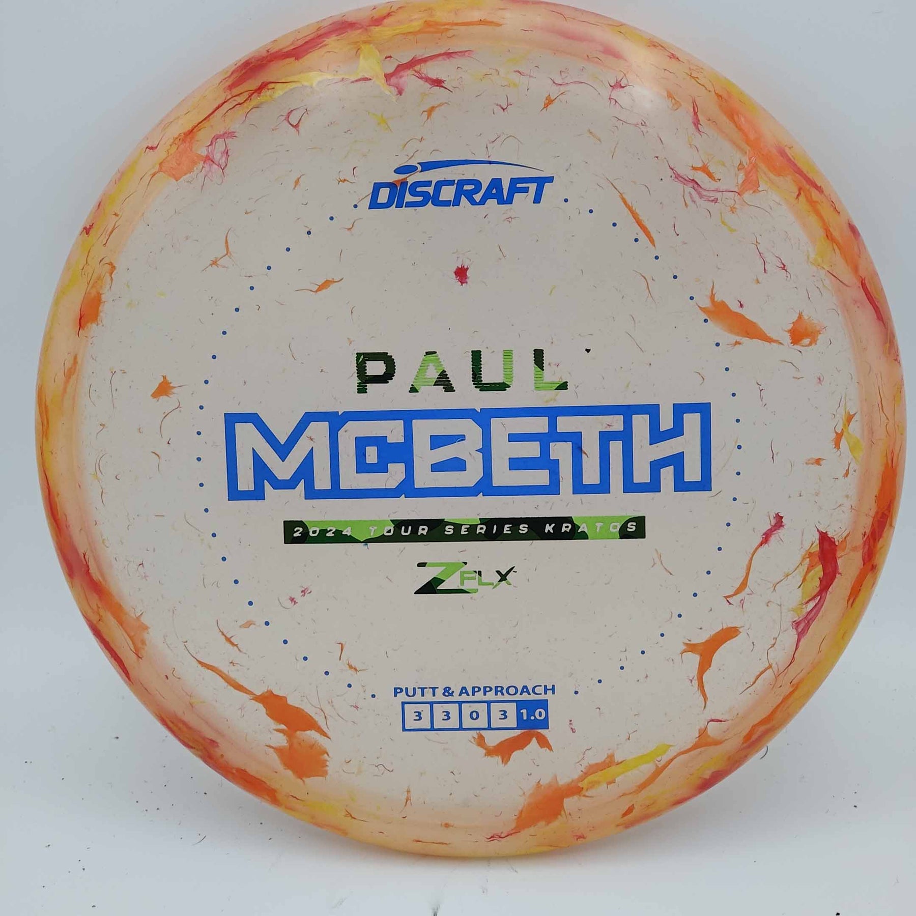 Discraft Kratos 2024 Tour Series Paul McBeth Jawbreaker Z FLX