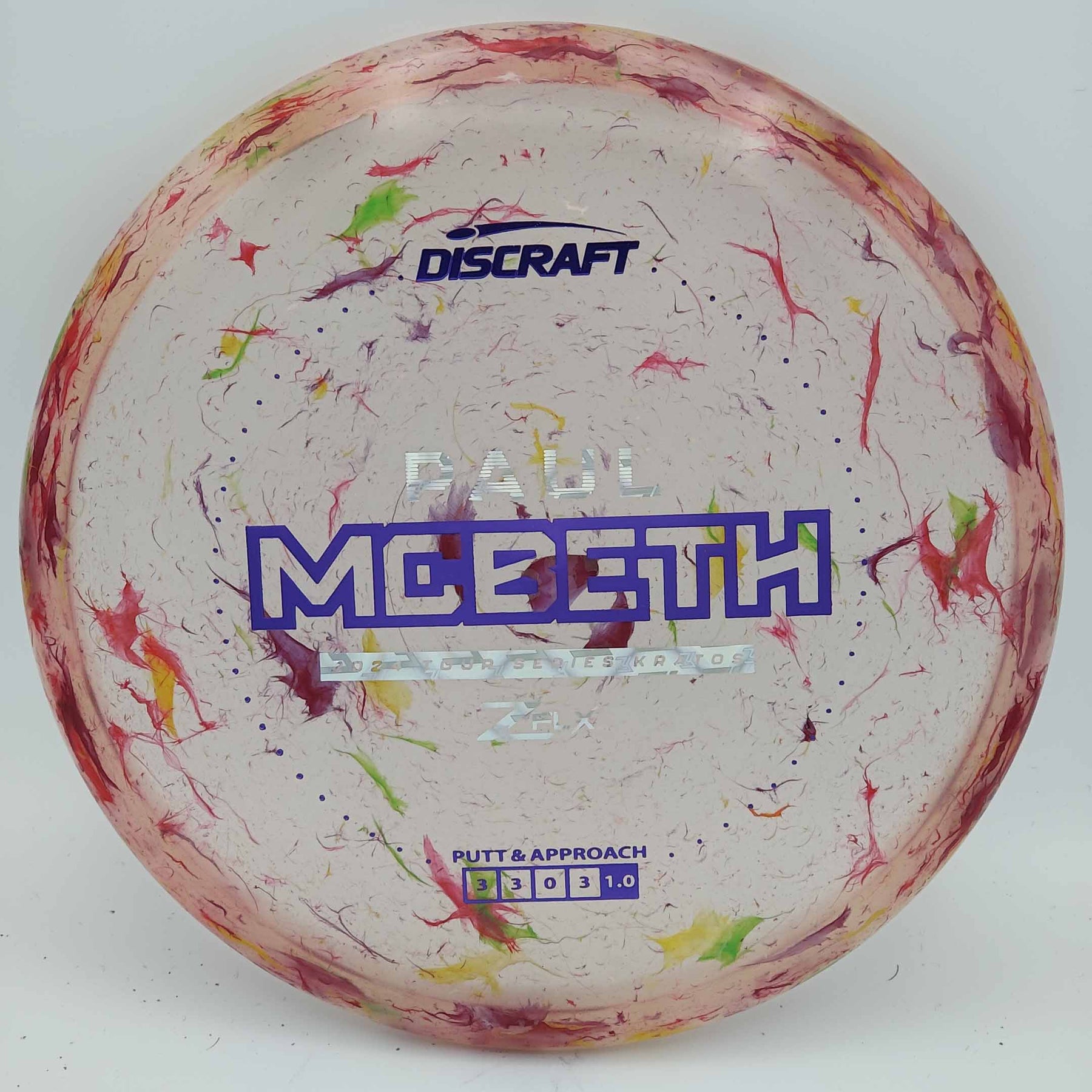 Discraft Kratos 2024 Tour Series Paul McBeth Jawbreaker Z FLX