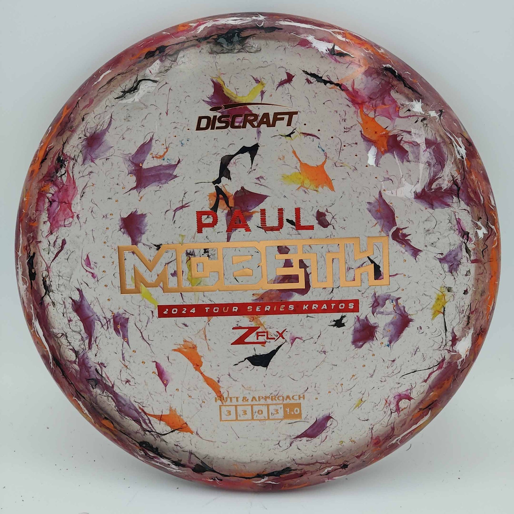 Discraft Kratos 2024 Tour Series Paul McBeth Jawbreaker Z FLX