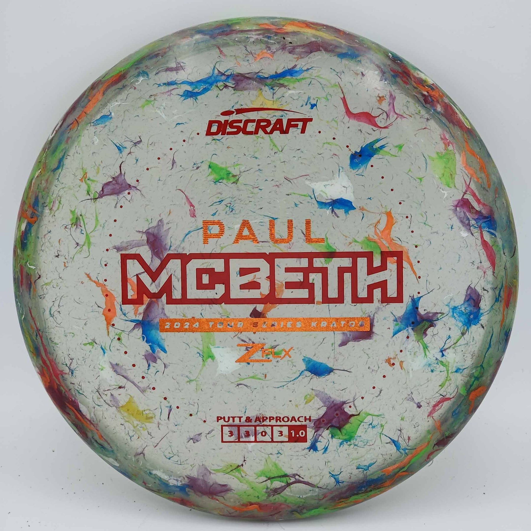 Discraft Kratos 2024 Tour Series Paul McBeth Jawbreaker Z FLX