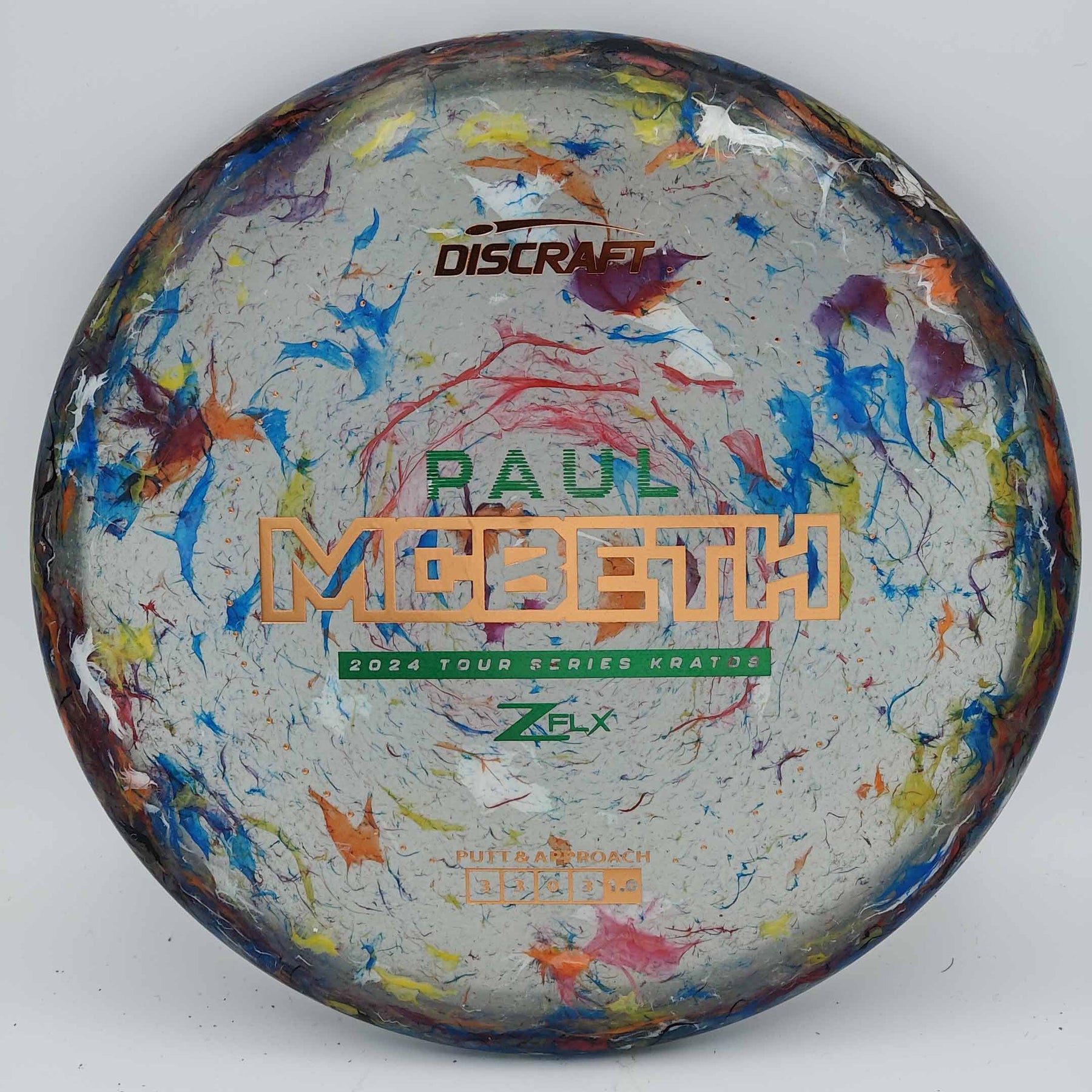 Discraft Kratos 2024 Tour Series Paul McBeth Jawbreaker Z FLX