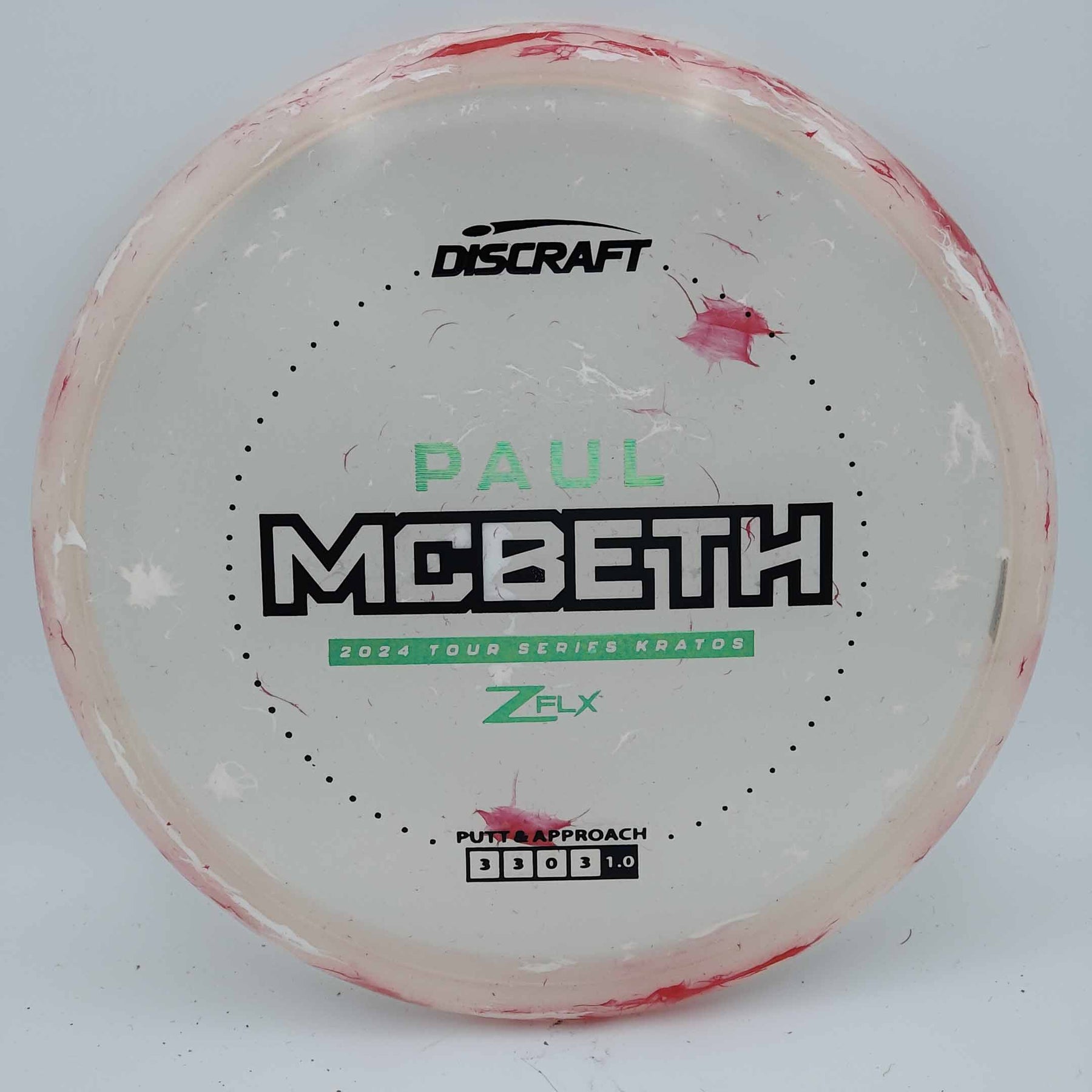 Discraft Kratos 2024 Tour Series Paul McBeth Jawbreaker Z FLX