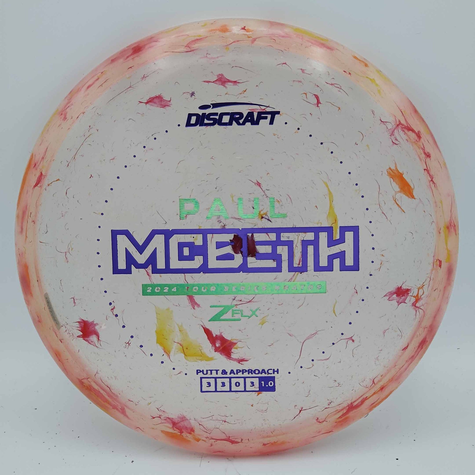 Discraft Kratos 2024 Tour Series Paul McBeth Jawbreaker Z FLX