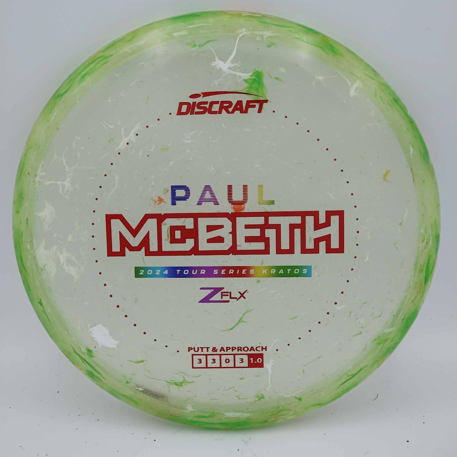 Discraft Kratos 2024 Tour Series Paul McBeth Jawbreaker Z FLX