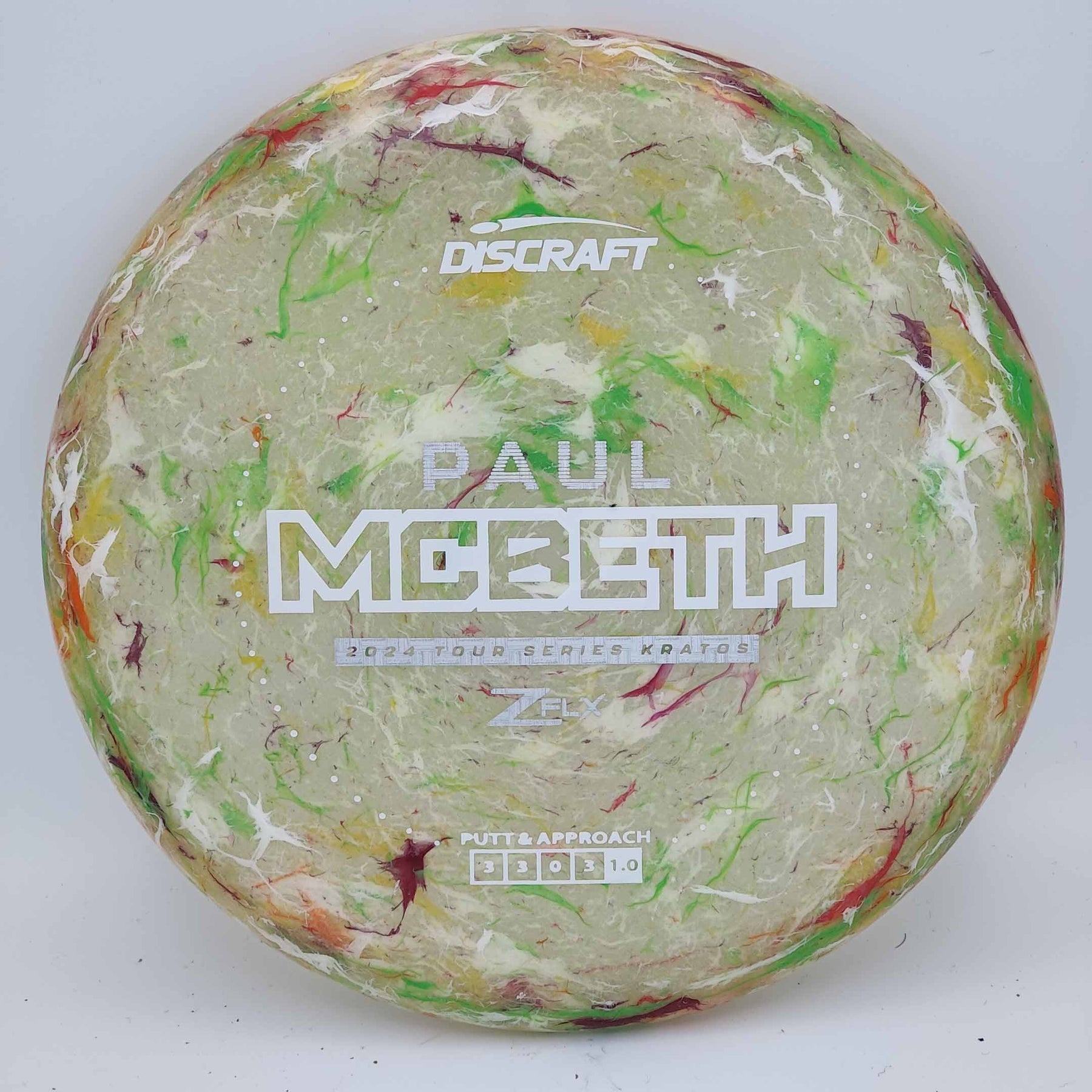 Discraft Kratos 2024 Tour Series Paul McBeth Jawbreaker Z FLX