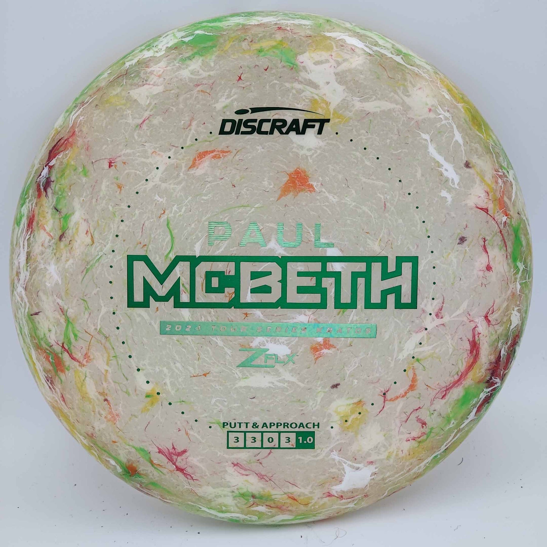 Discraft Kratos 2024 Tour Series Paul McBeth Jawbreaker Z FLX