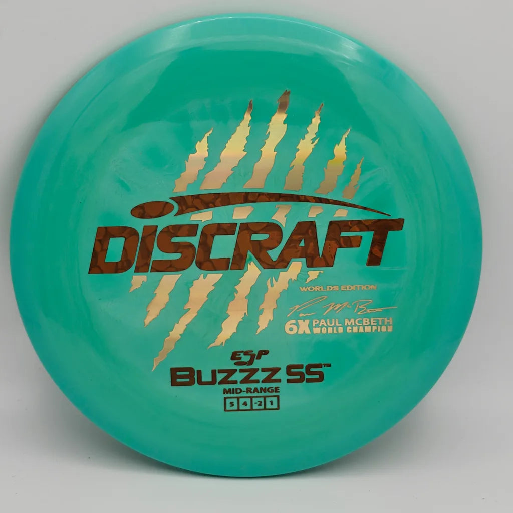 Discraft Worlds Edition Paul McBeth 6-Claw ESP Buzzz SS