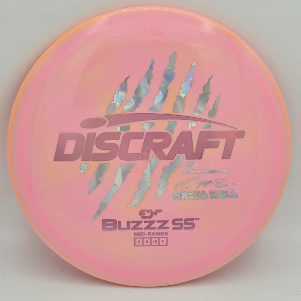 Discraft Worlds Edition Paul McBeth 6-Claw ESP Buzzz SS