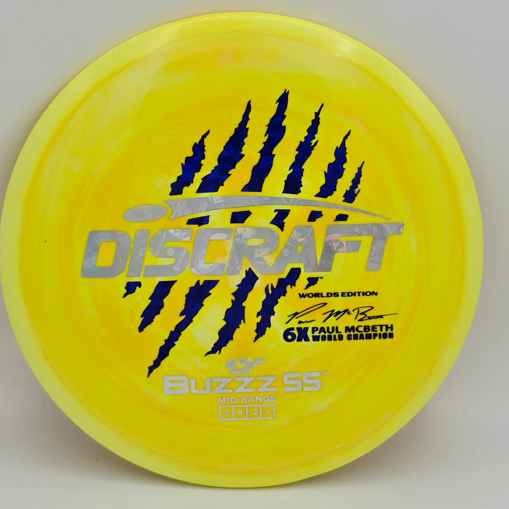 Discraft Worlds Edition Paul McBeth 6-Claw ESP Buzzz SS