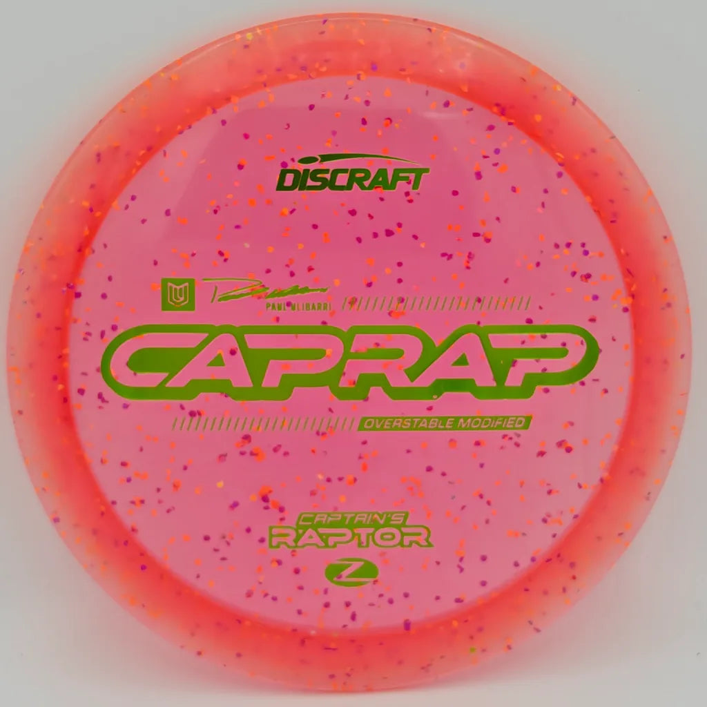 Discraft Z Confetti Captain's Raptor 2026