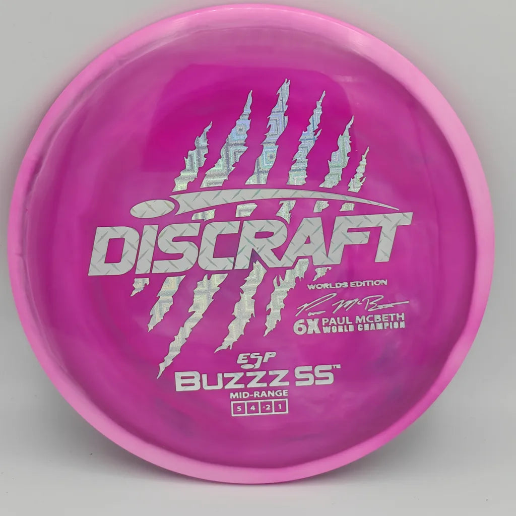 Discraft Worlds Edition Paul McBeth 6-Claw ESP Buzzz SS
