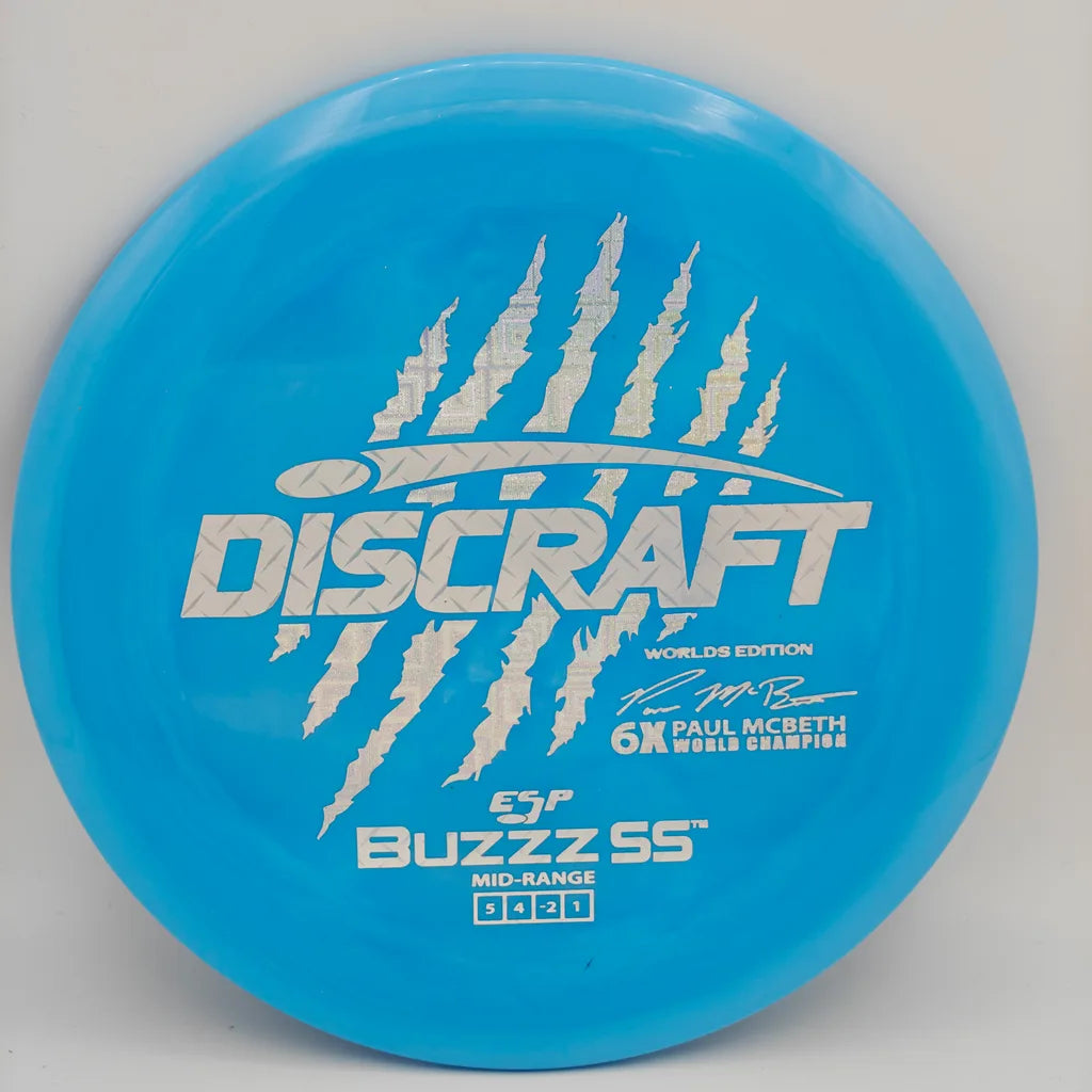Discraft Worlds Edition Paul McBeth 6-Claw ESP Buzzz SS