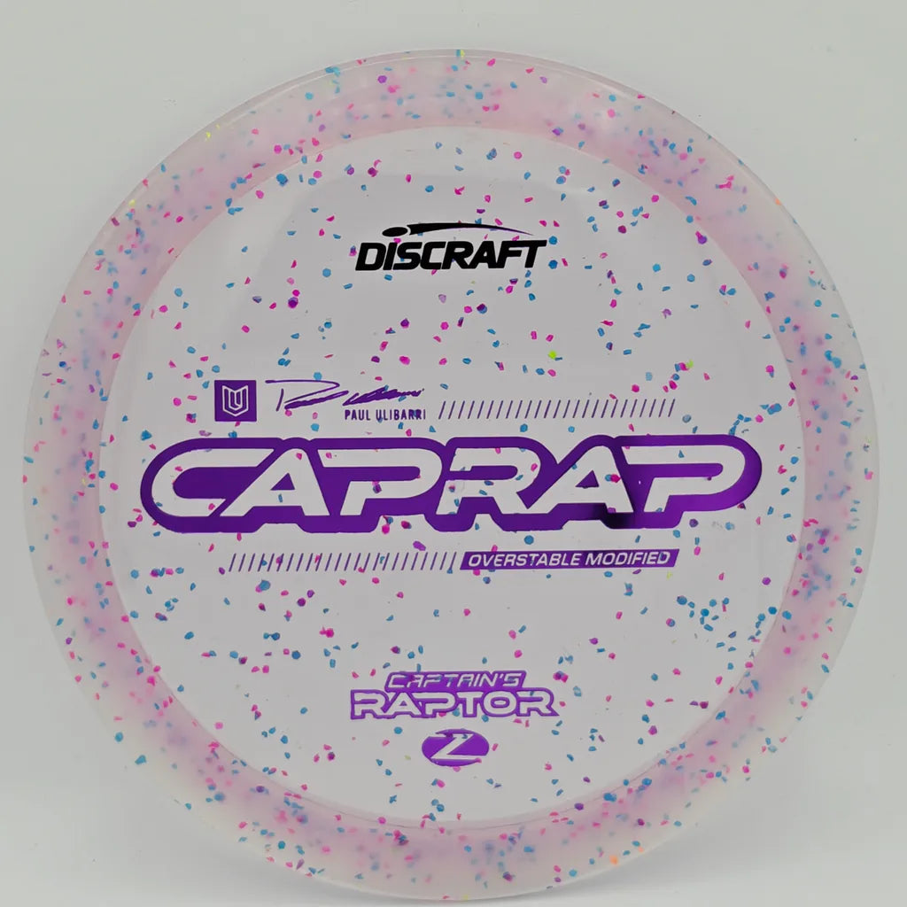 Discraft Z Confetti Captain's Raptor 2026