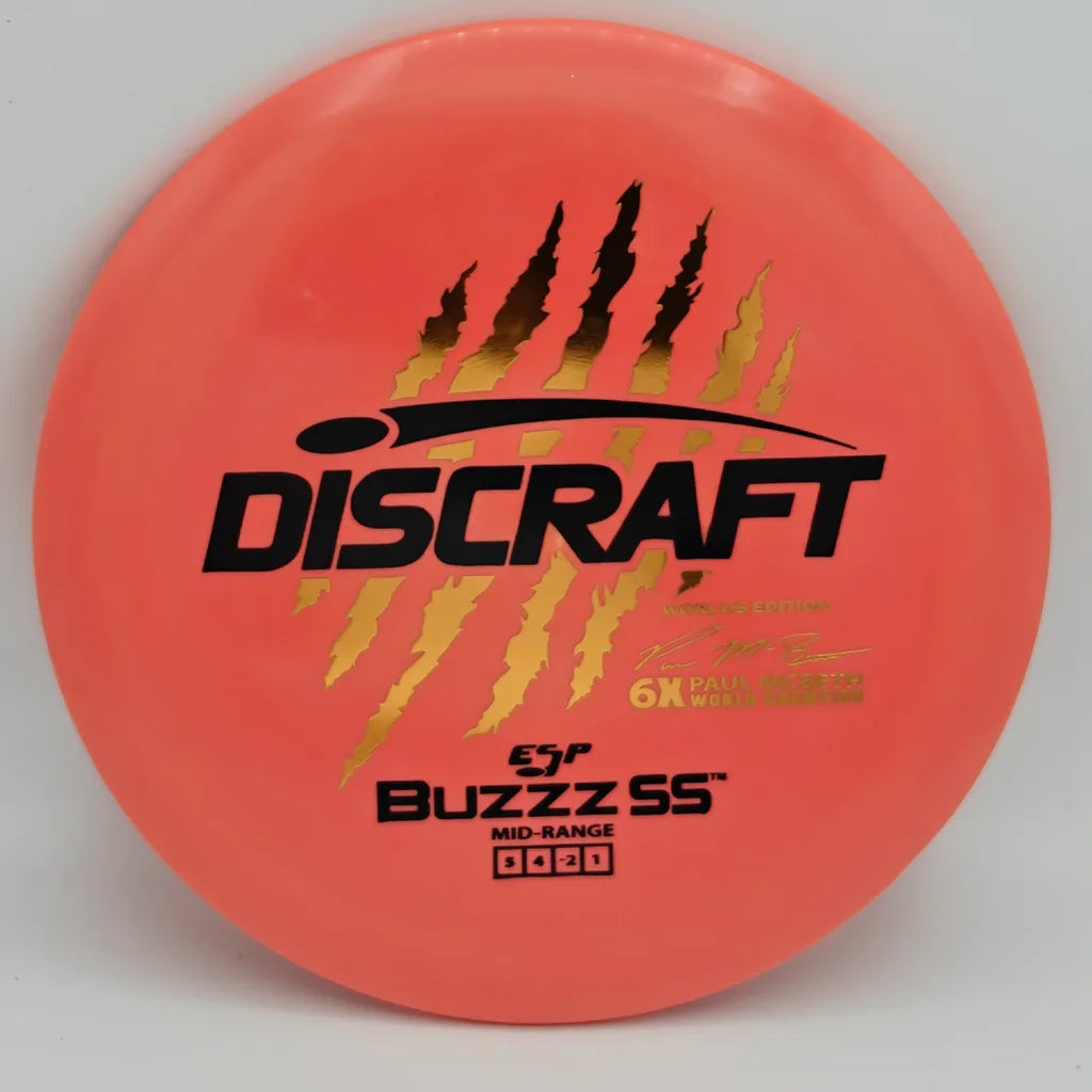 Discraft Worlds Edition Paul McBeth 6-Claw ESP Buzzz SS