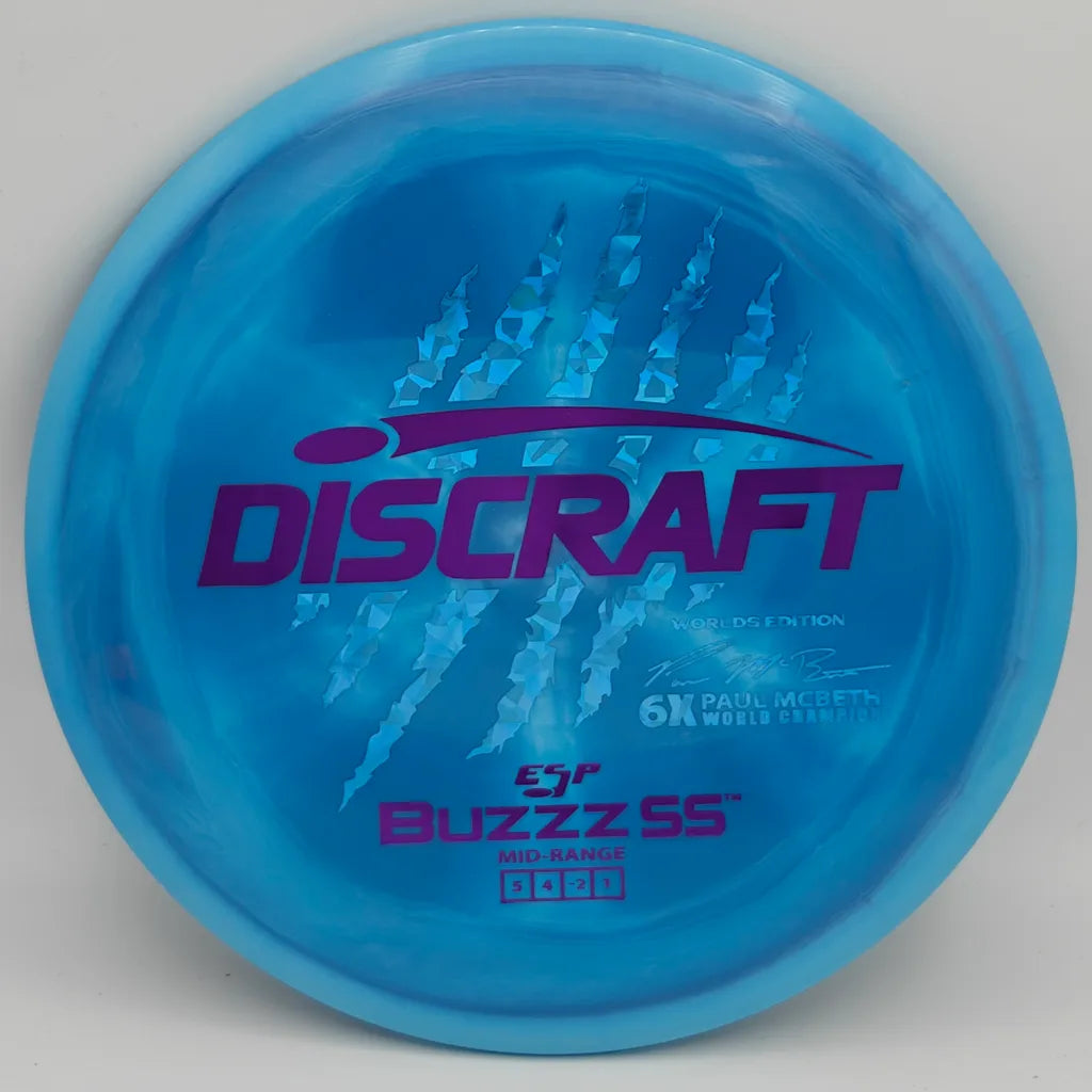 Discraft Worlds Edition Paul McBeth 6-Claw ESP Buzzz SS